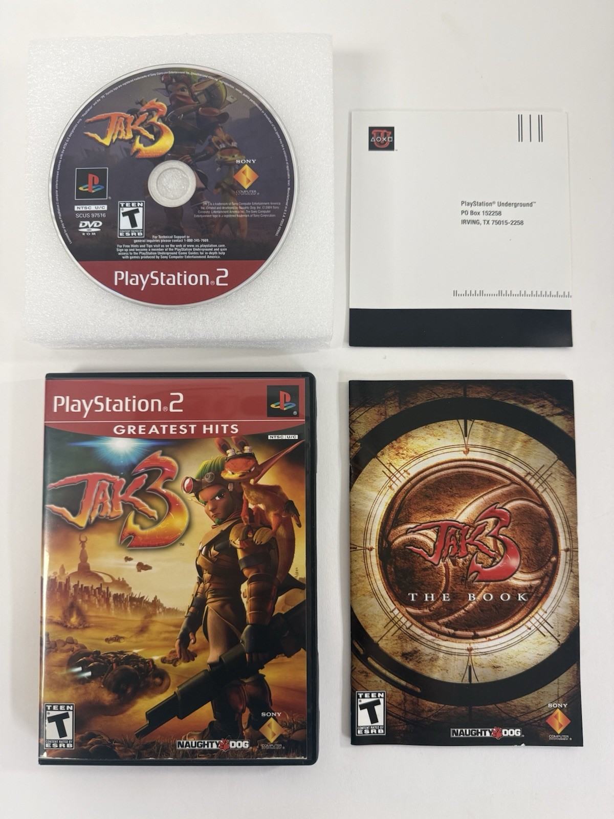 Jak 3 Greatest Hits (Playstation 2, PS2) Complete VGC Reg Card New Case – TESTED