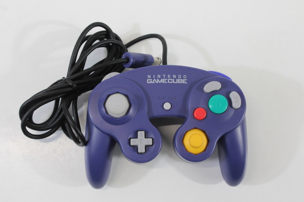 Official Nintendo GameCube Controller Pad Indigo Purple T3 TIGHT OEM GC DOL-003