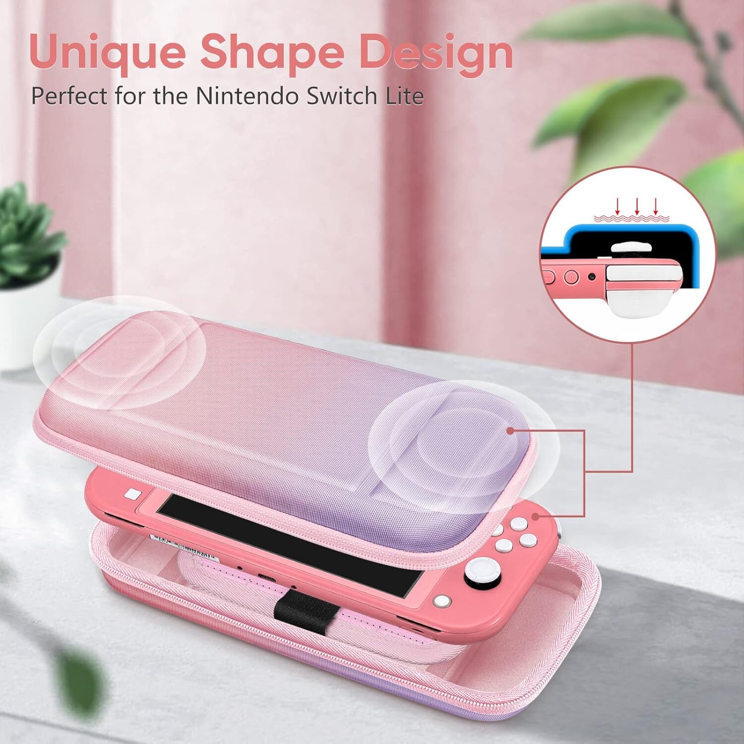 Carrying Case for Nintendo Switch Lite 2019 Hard Shell Protective Cover Bag