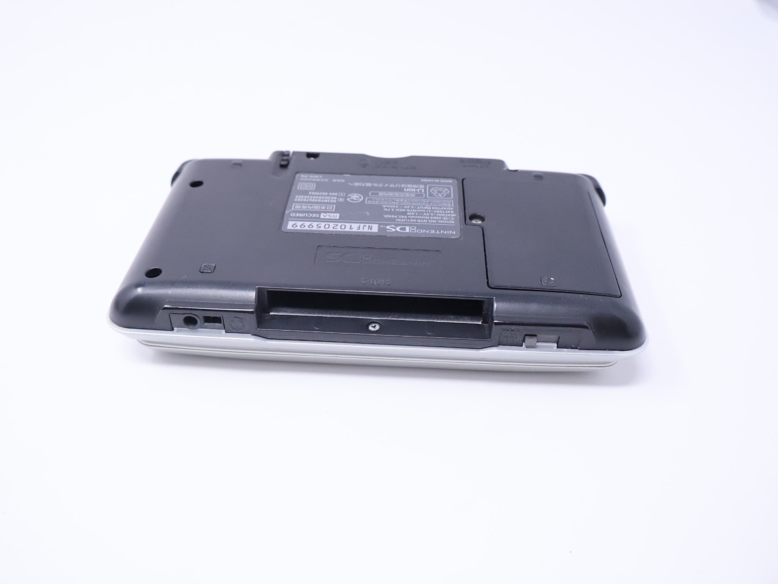 Nintendo DS Handheld Console Tested Working Titanium Silver w/ Charger & Stylus