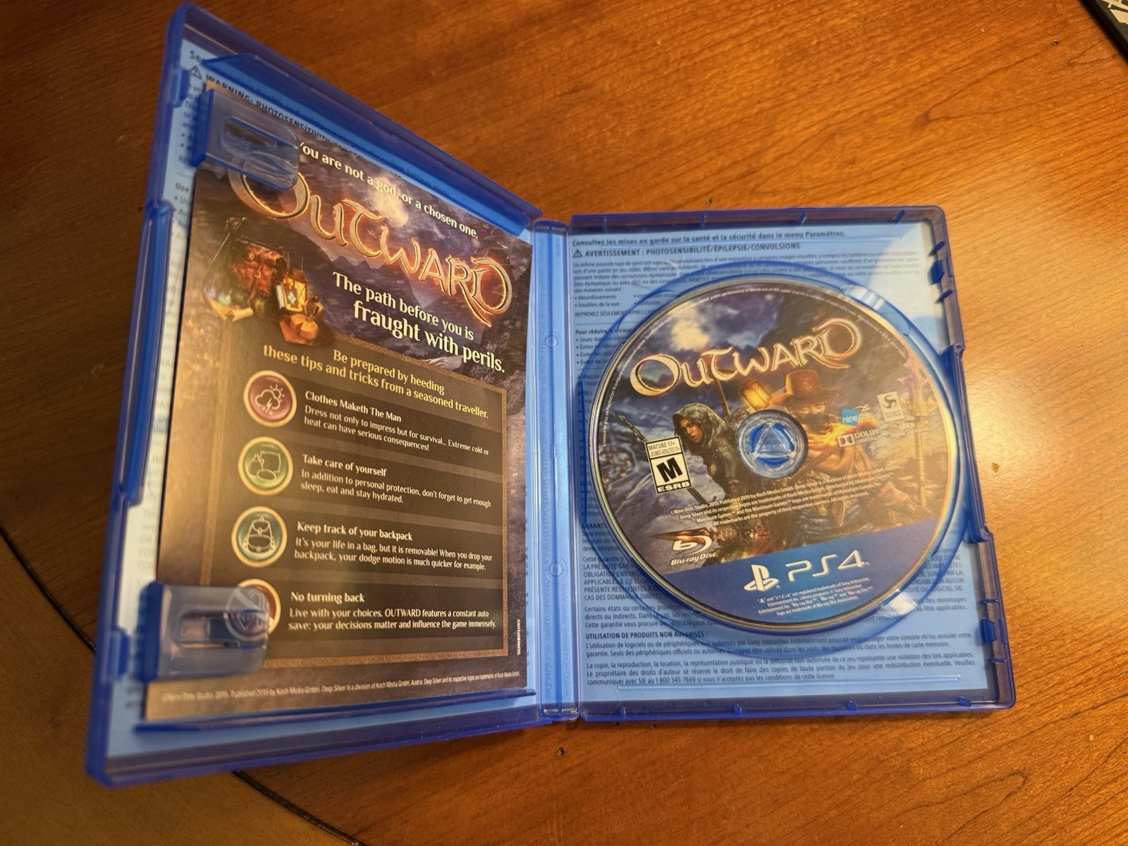 Outward Standard Edition (Sony PlayStation 4 PS4, 2019) CIB Complete Deep Silver