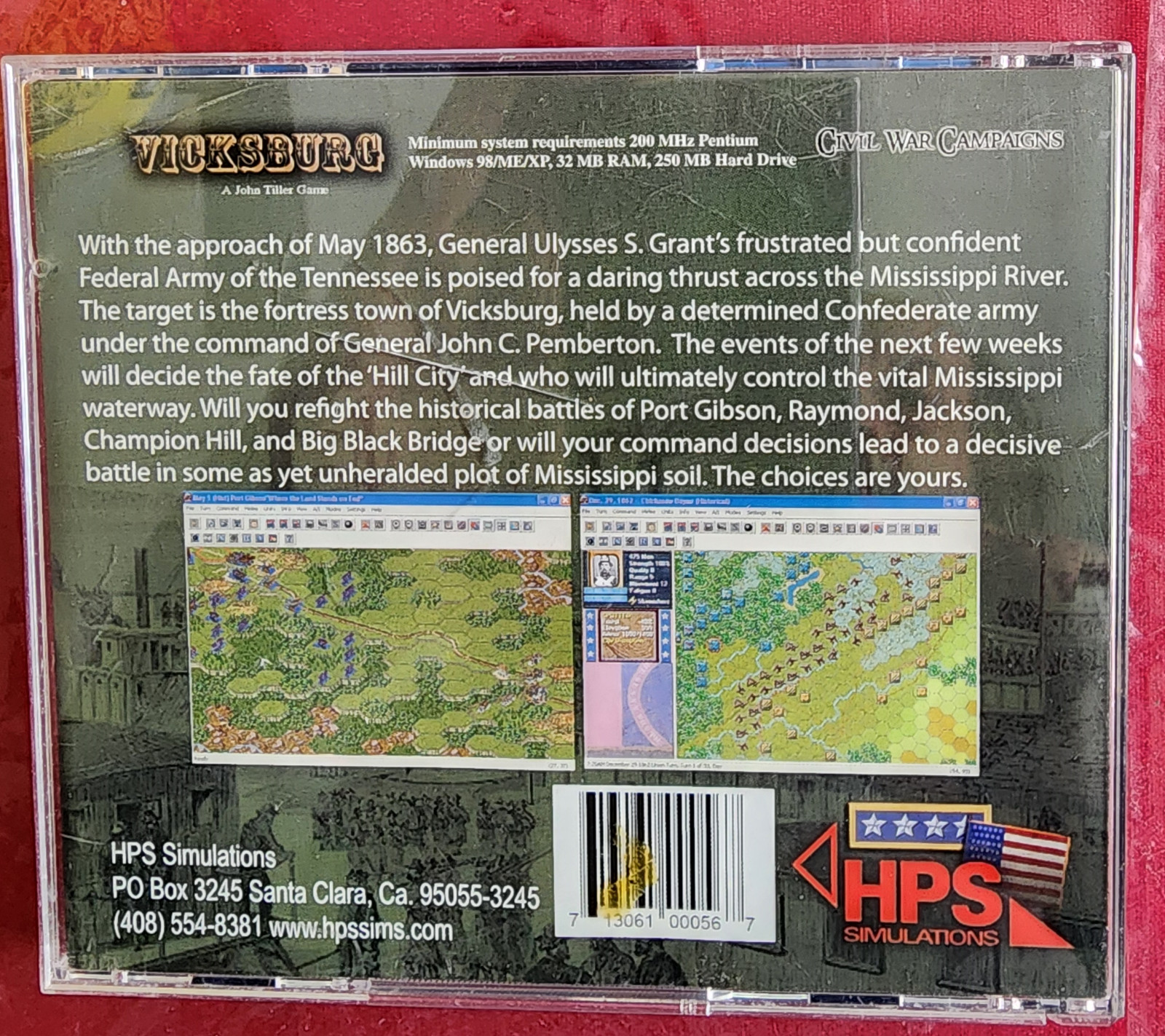 Campaign Vicksburg PC Civil War Strategy Game Simulation – US Retail Edition