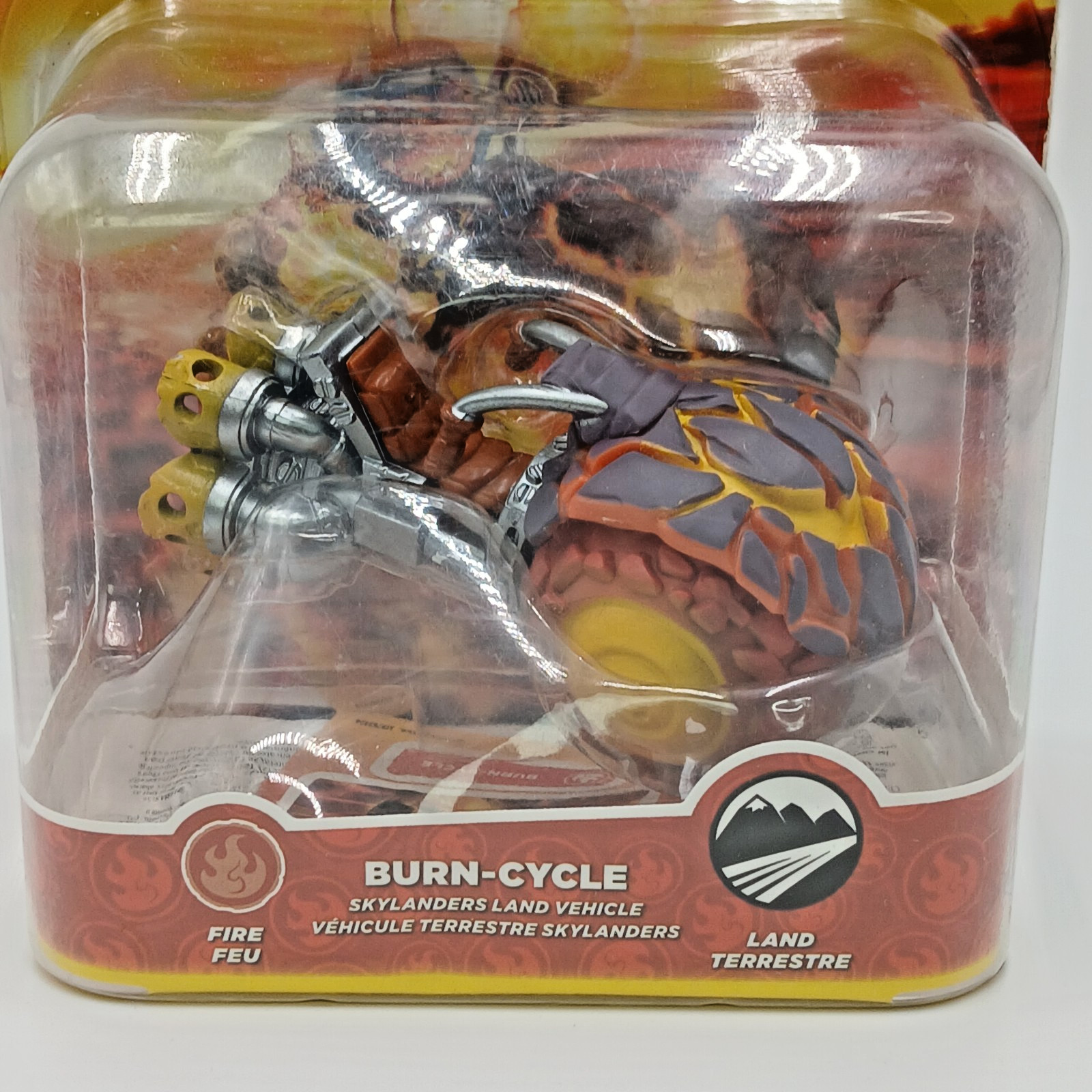 Skylanders SuperChargers Burn Cycle Fire Land Vehicle Toys to Life NOS READ FLAW