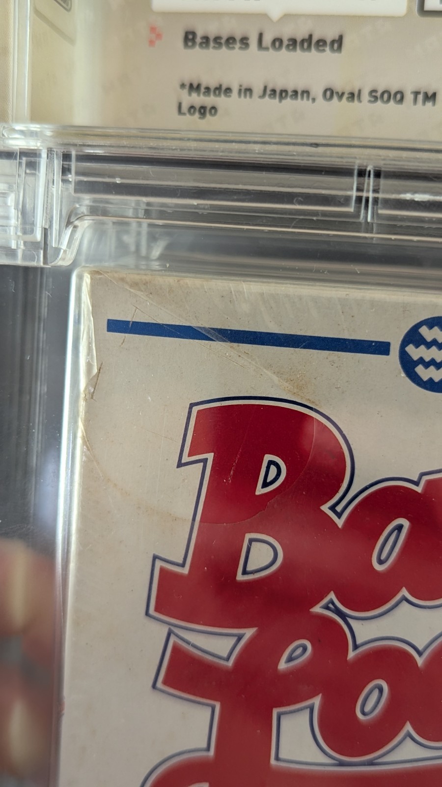 Bases Loaded Sealed NES / Nintendo WATA 6.5 Hole in Seal – RARE