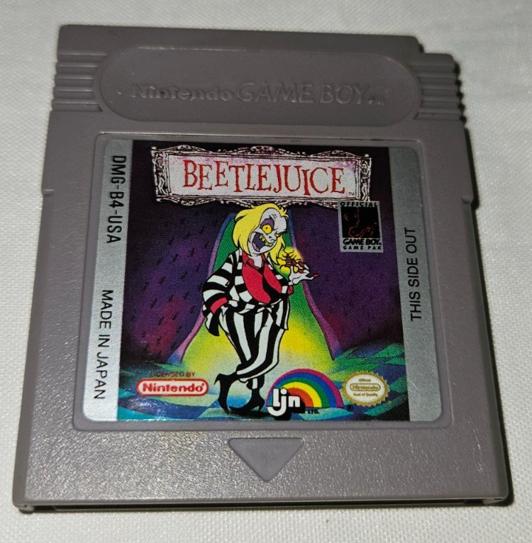 Beetlejuice Cartridge Only Authentic Nintendo Game Boy Original DMG-B4-USA 1992