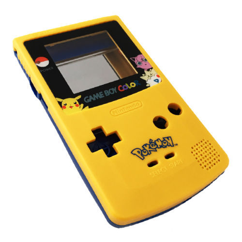 GBC Nintendo Game Boy Color Housing Shell LIMITED EDITION Pokemon Pikachu USA!