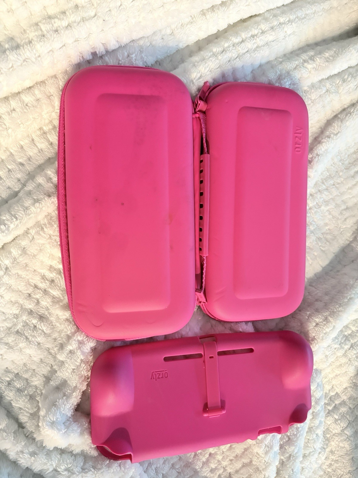 New Without Packaging Nintendo Switch Lite Hot Pink Case Only 2 Cases