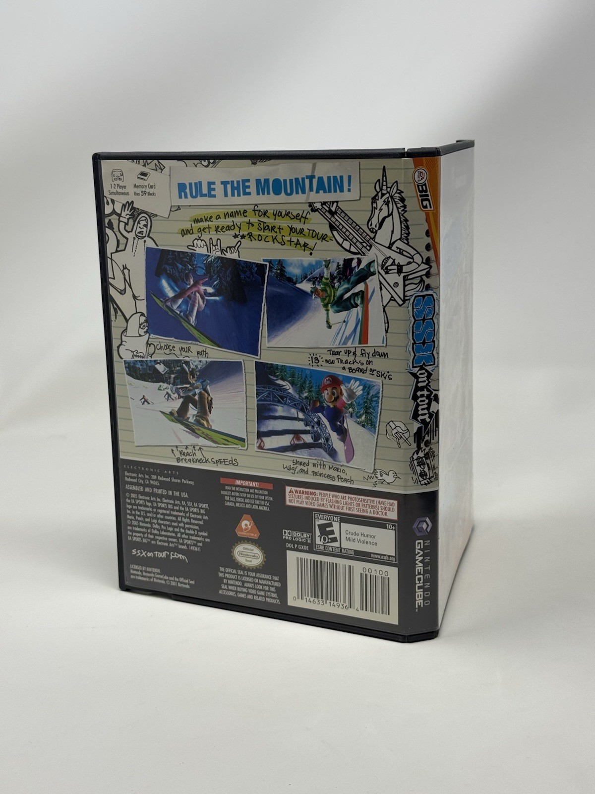 SSX On Tour Nintendo GameCube Game + Case Pristine Disc Authentic Tested Works