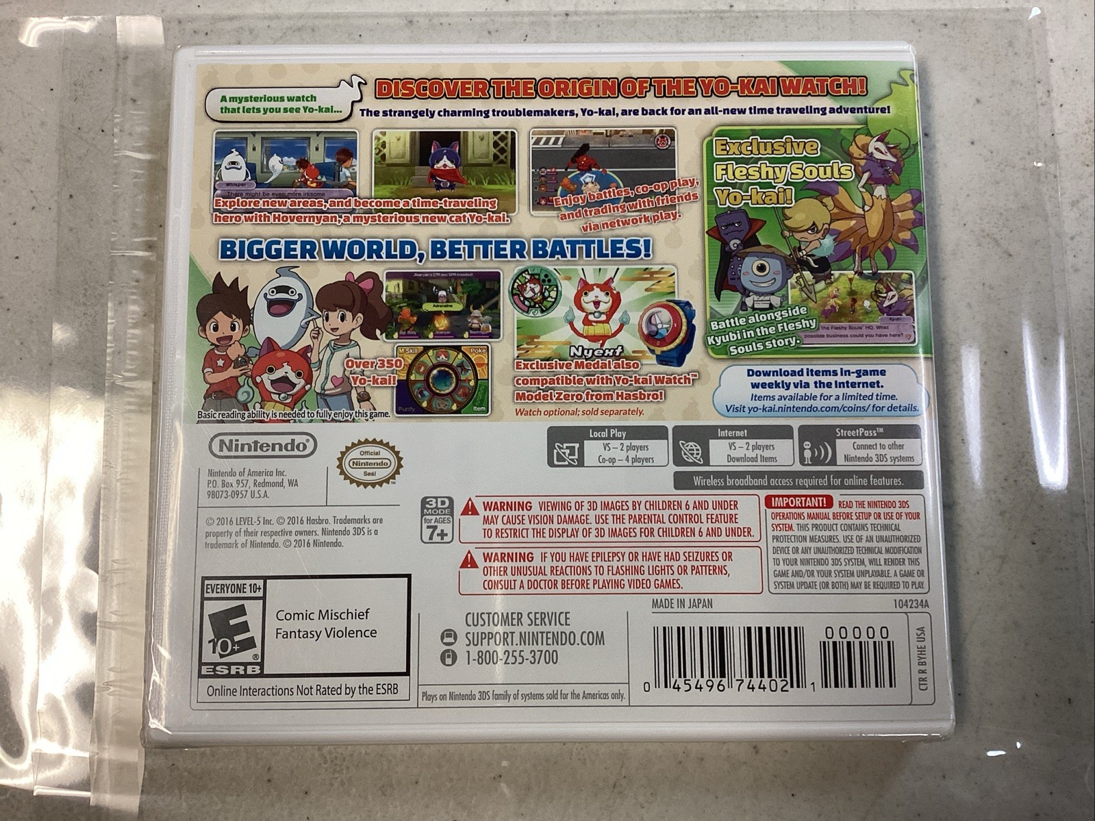 Yo-Kai Watch 2: Fleshy Souls – Nintendo 3DS Brand New Sealed
