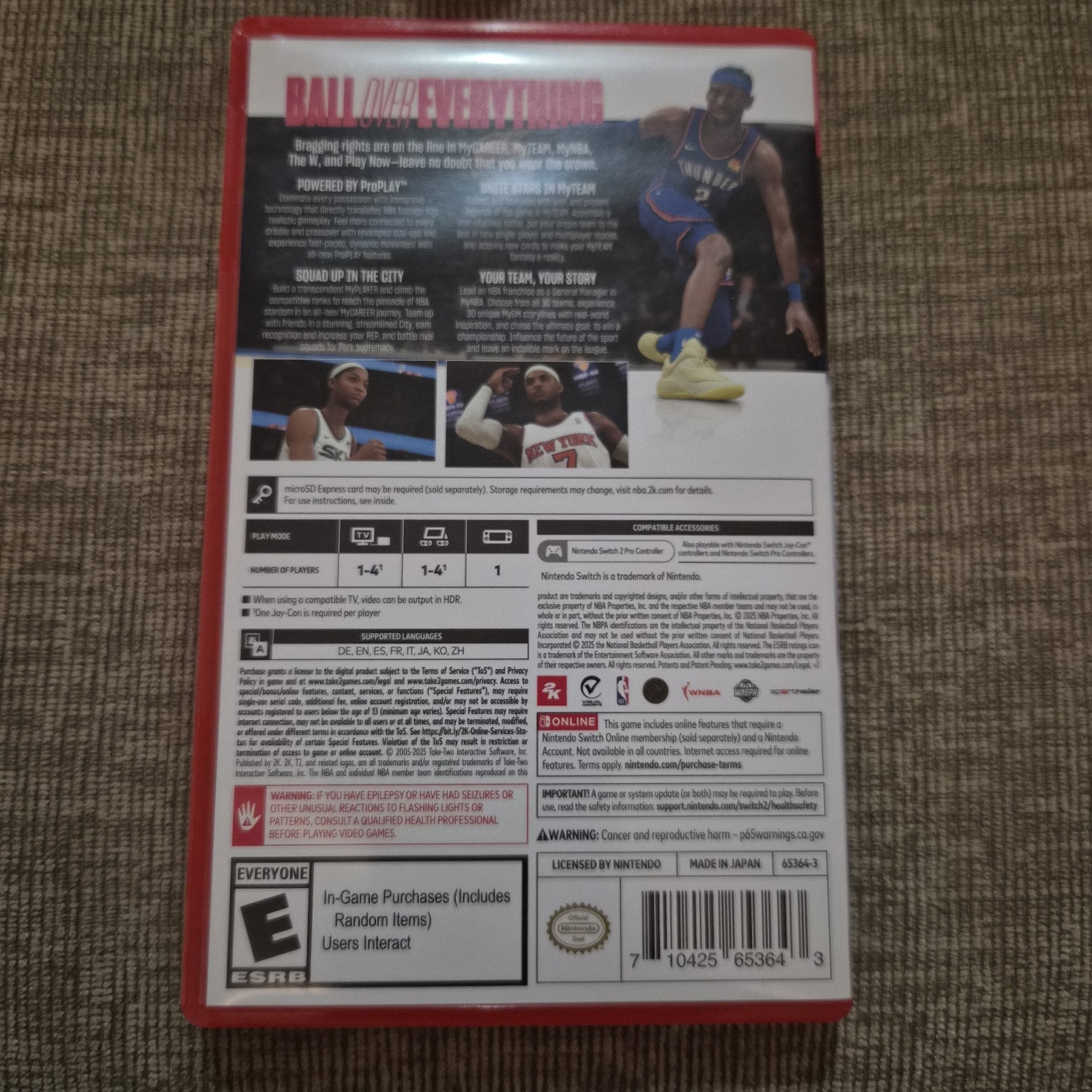 NBA 2K26 (Nintendo Switch 2, 2025) READY TO SHIP