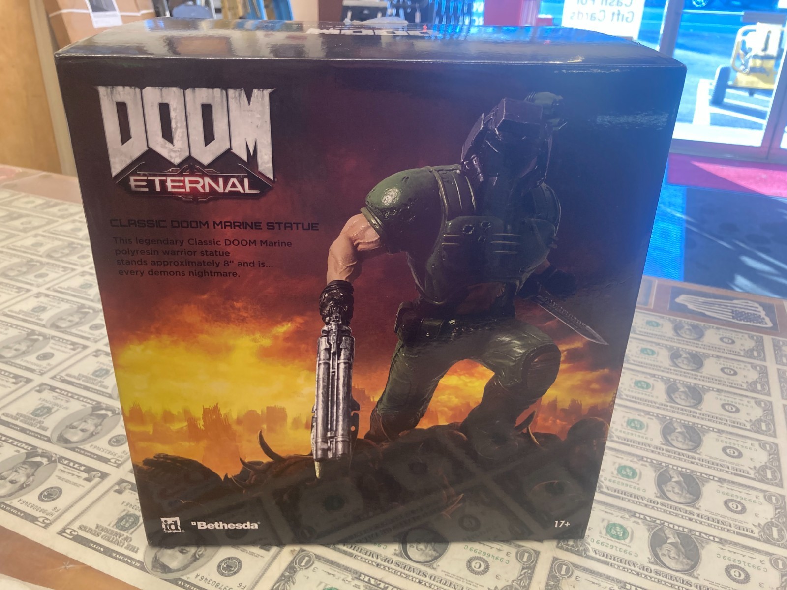 2021 Doom Eternal Classic Doom Marine Statue By Bethesda *New* Limited 902/1000