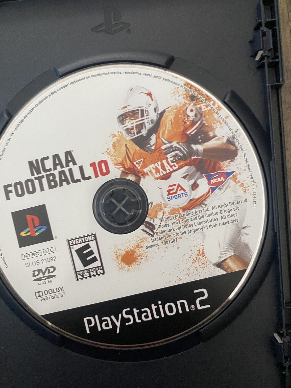 NCAA Football 10 PlayStation 2 Video Game PS2 EA Sports ESPN Online