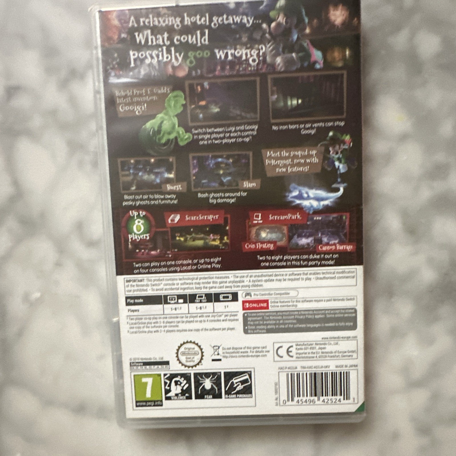 Nintendo Luigi’s Mansion 3 (Switch) PAL PEGI 7 Multiplayer Action/Adventure