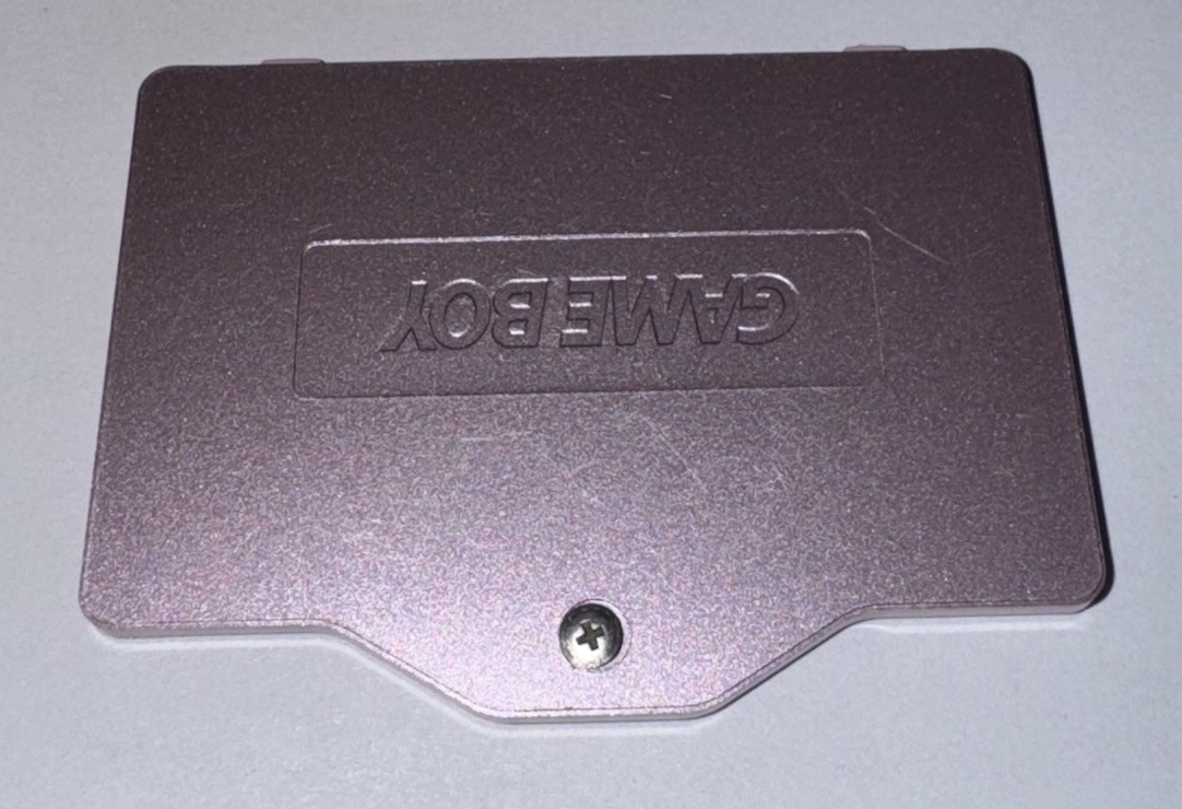 OEM Nintendo Game Boy Advance SP Pearl Pink Console Battery Door Cover