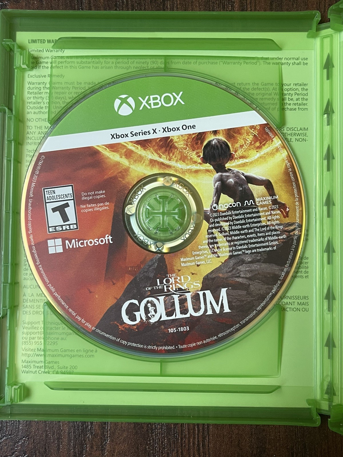 The Lord of the Rings: Gollum (Xbox Series X / Xbox One)