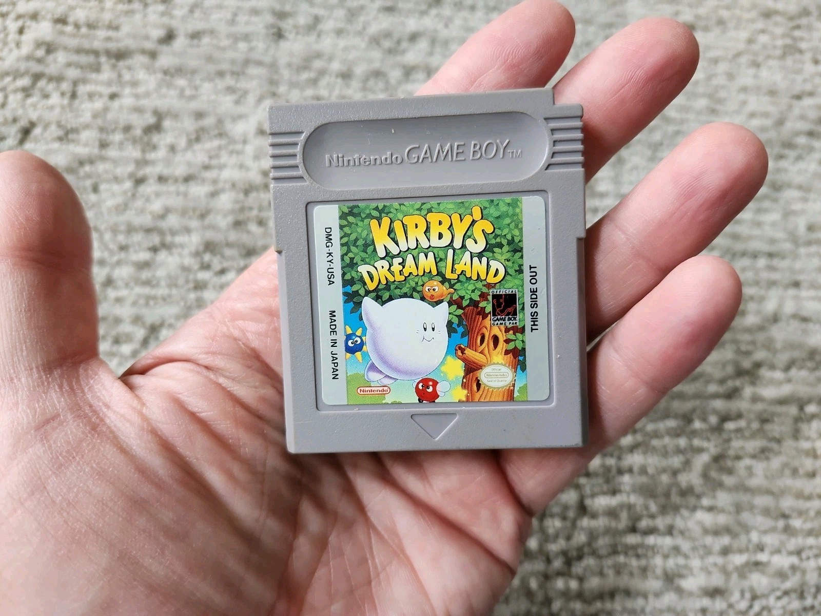 Kirby’s Dream Land (Nintendo Game Boy, 1992) with Manual, EXCELLENT CART!
