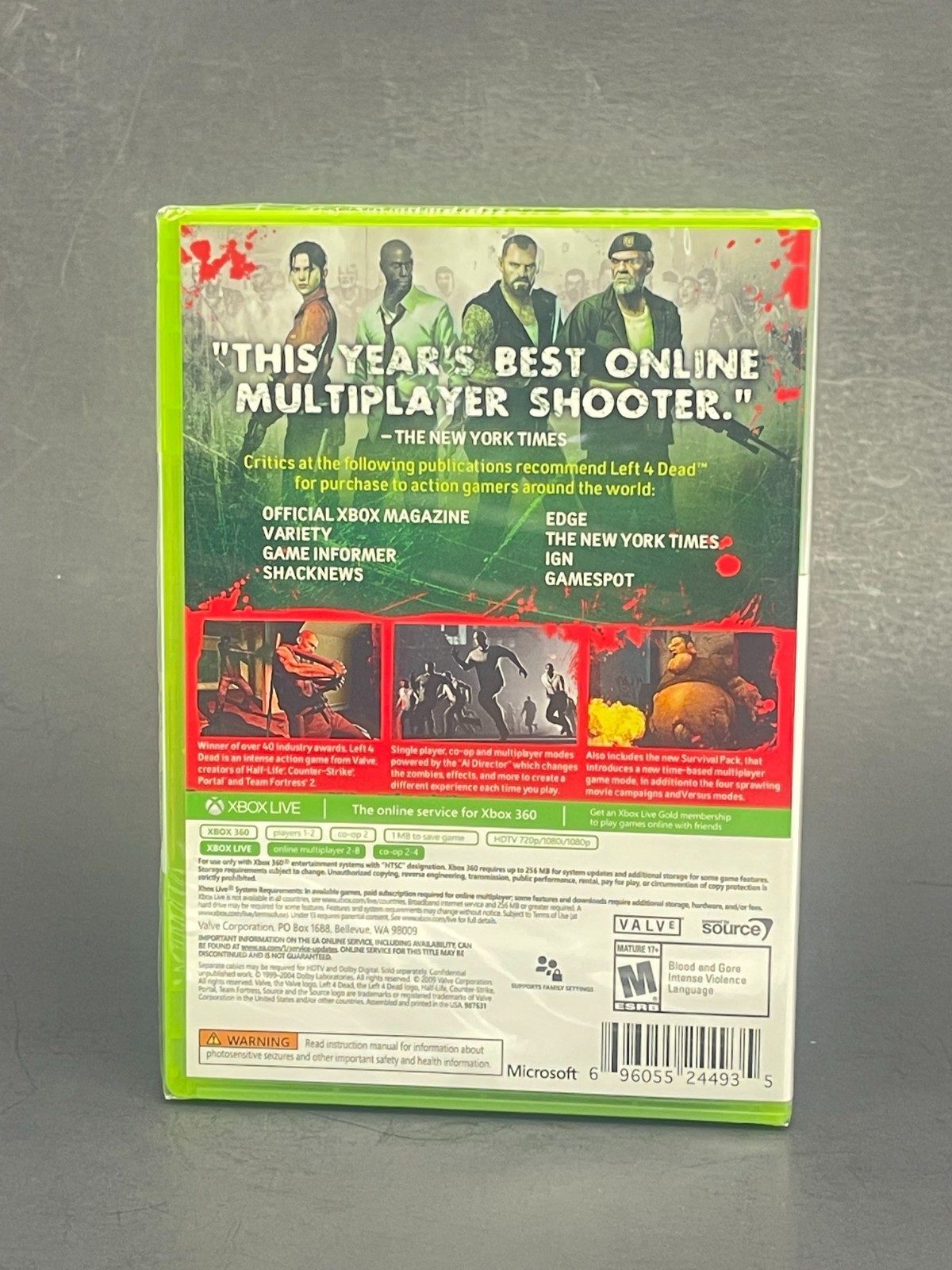 xbox 360 LEFT 4 DEAD Game Of The Year Edition NEW & Sealed *US VERSION*