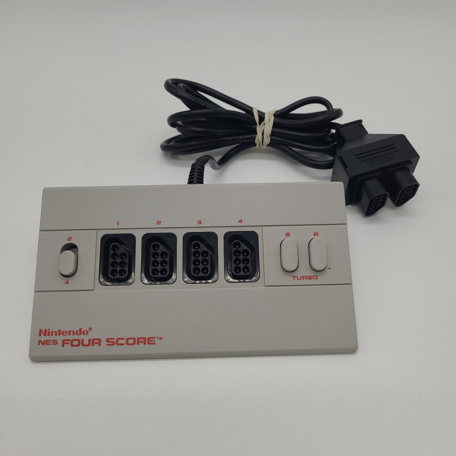 Nintendo NES Four Score NES-034 Multiplayer Adapter OEM Tested