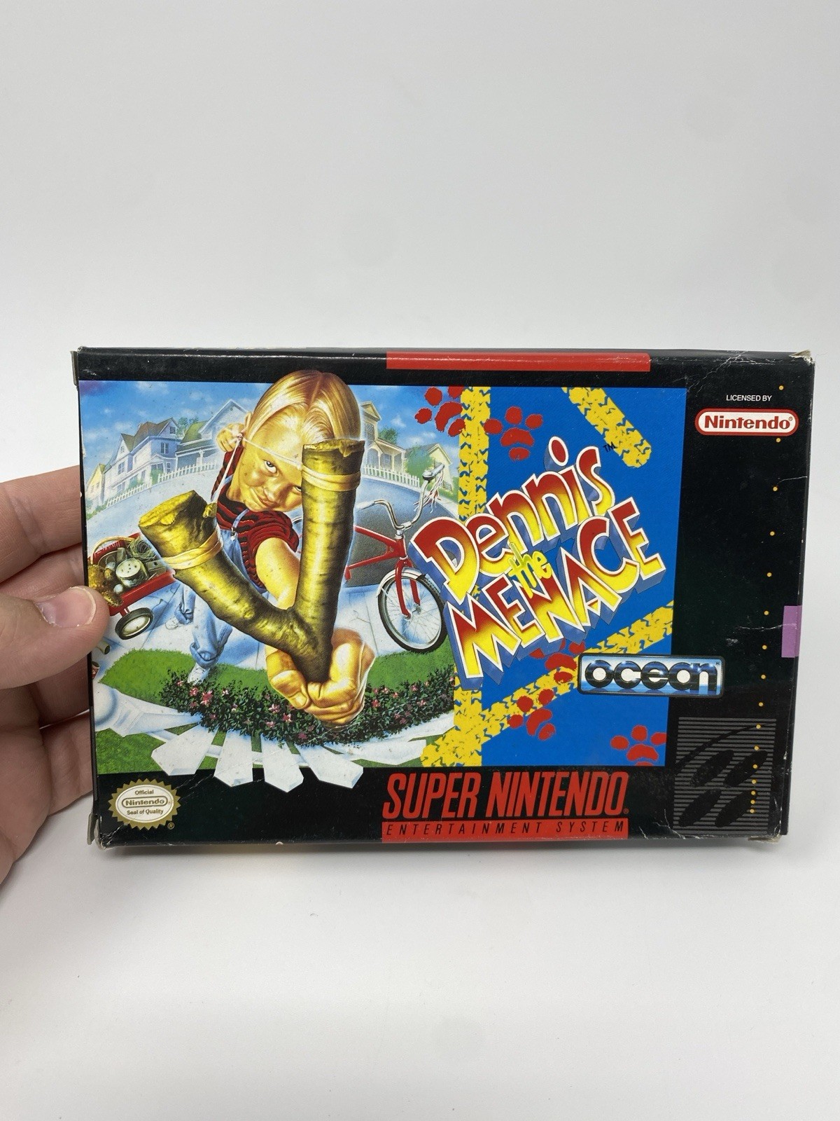 Dennis The Menace Super Nintendo Entertainment System Box Only No Game or Manual