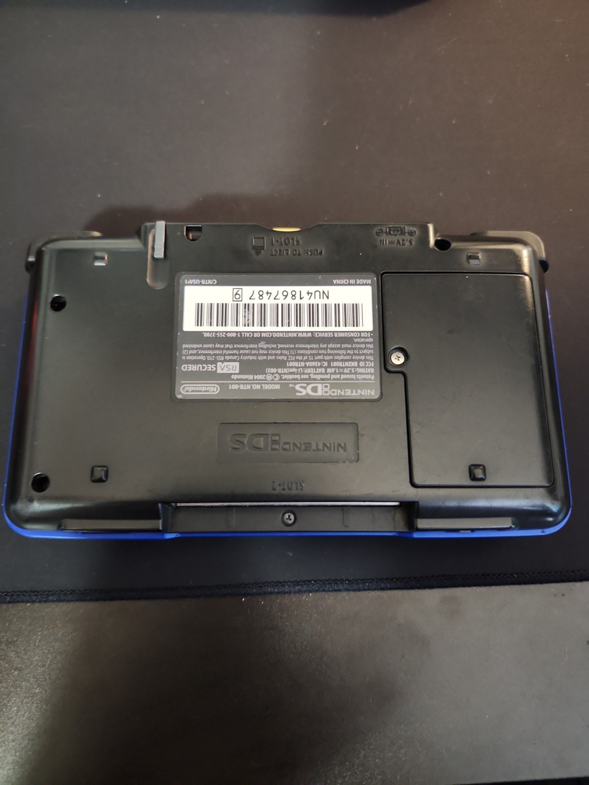 Nintendo DS Original Blue Working (Read Description)