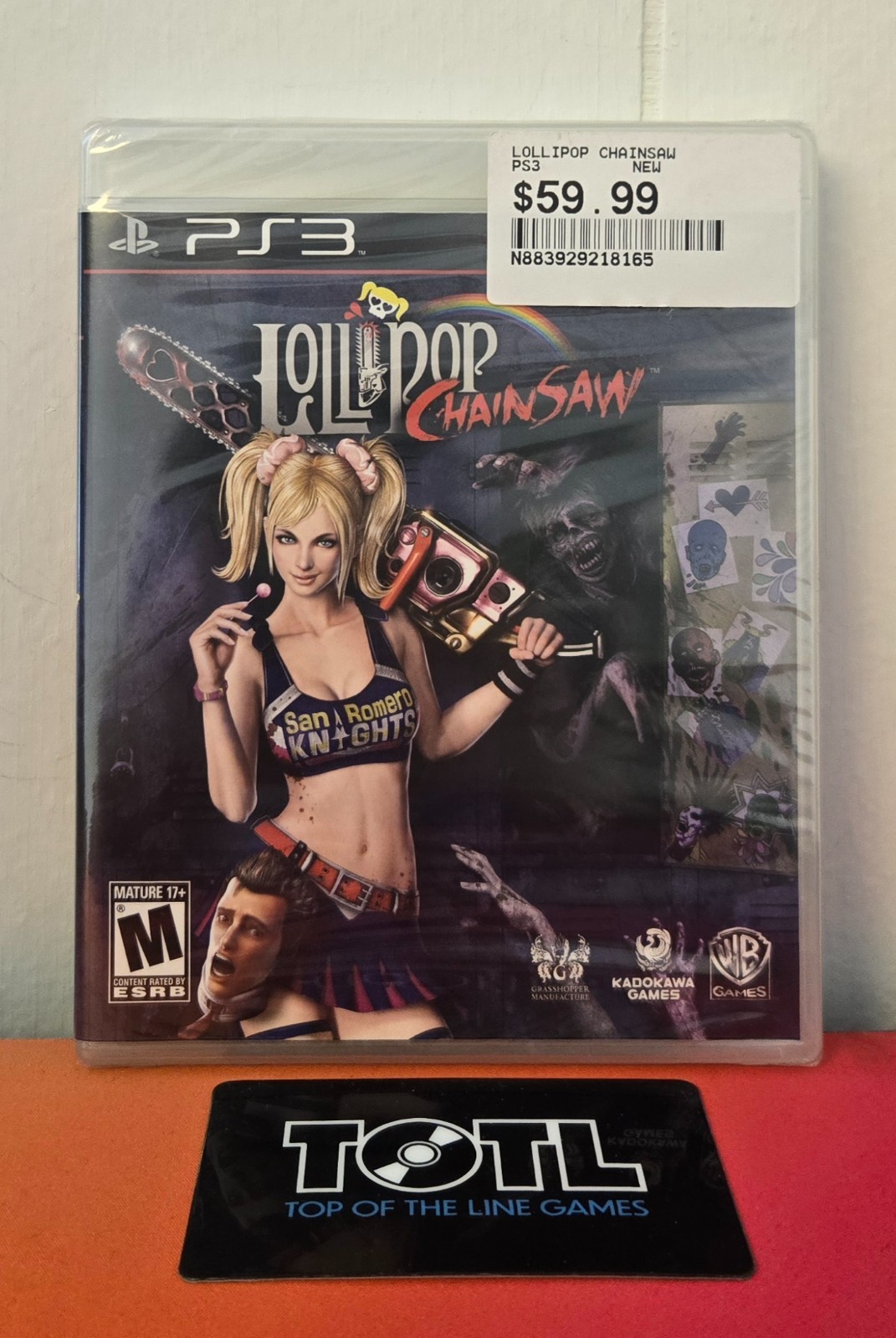 Lollipop Chainsaw (Sony PlayStation 3, 2012) (Sealed)