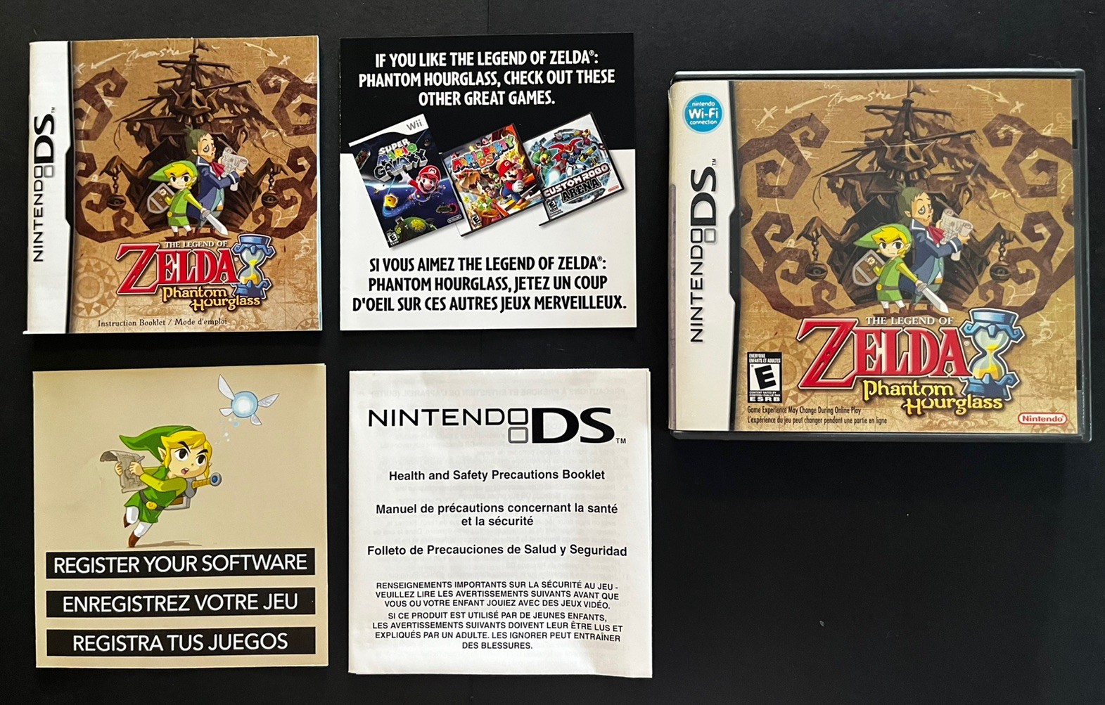 The Legend of Zelda: Phantom Hourglass (DS, 2007) complete in box