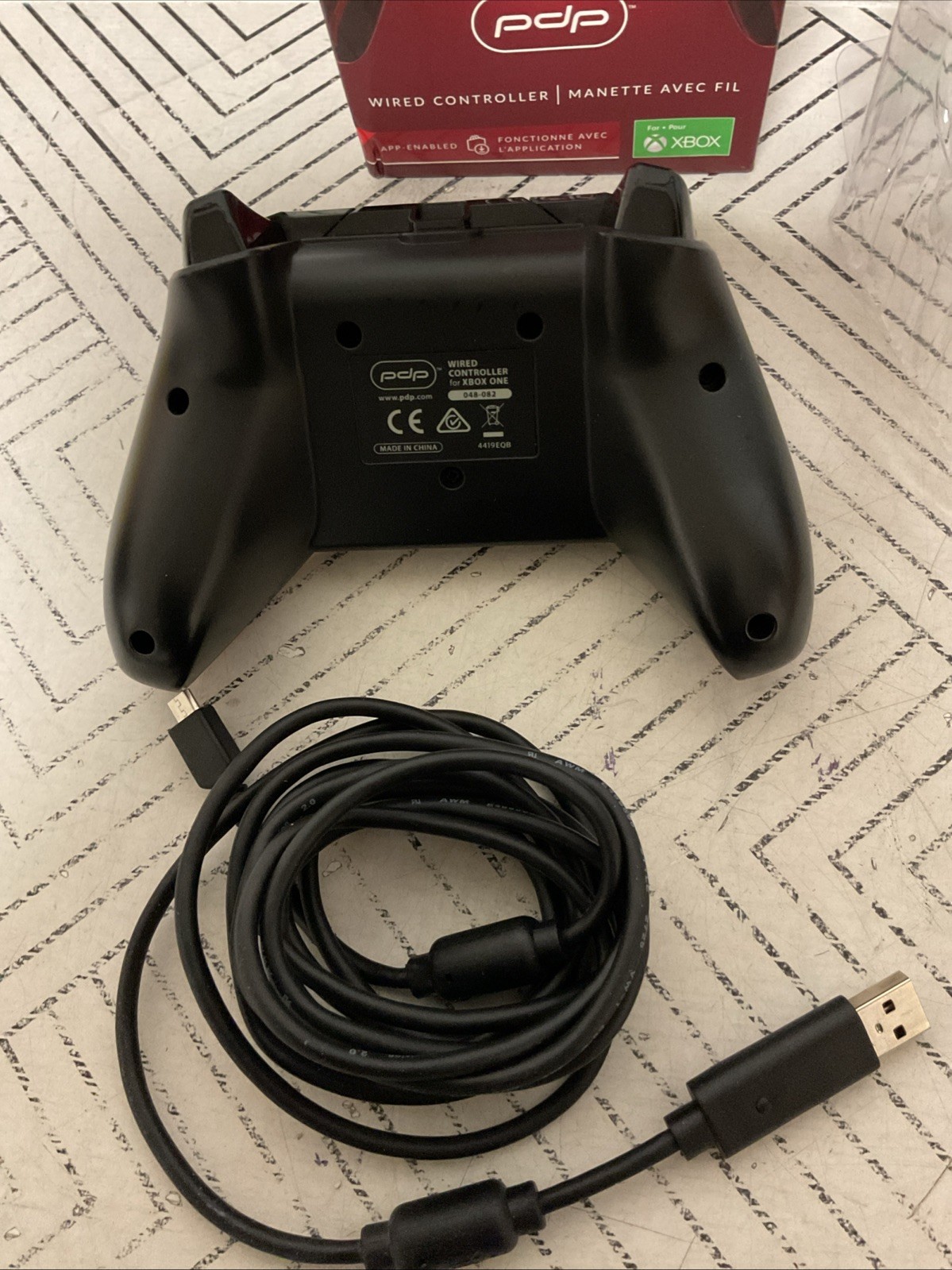 🎥 XBOX One & Windows Crimson Red PDP Gaming Wired Controller🆕 AS SHOWN