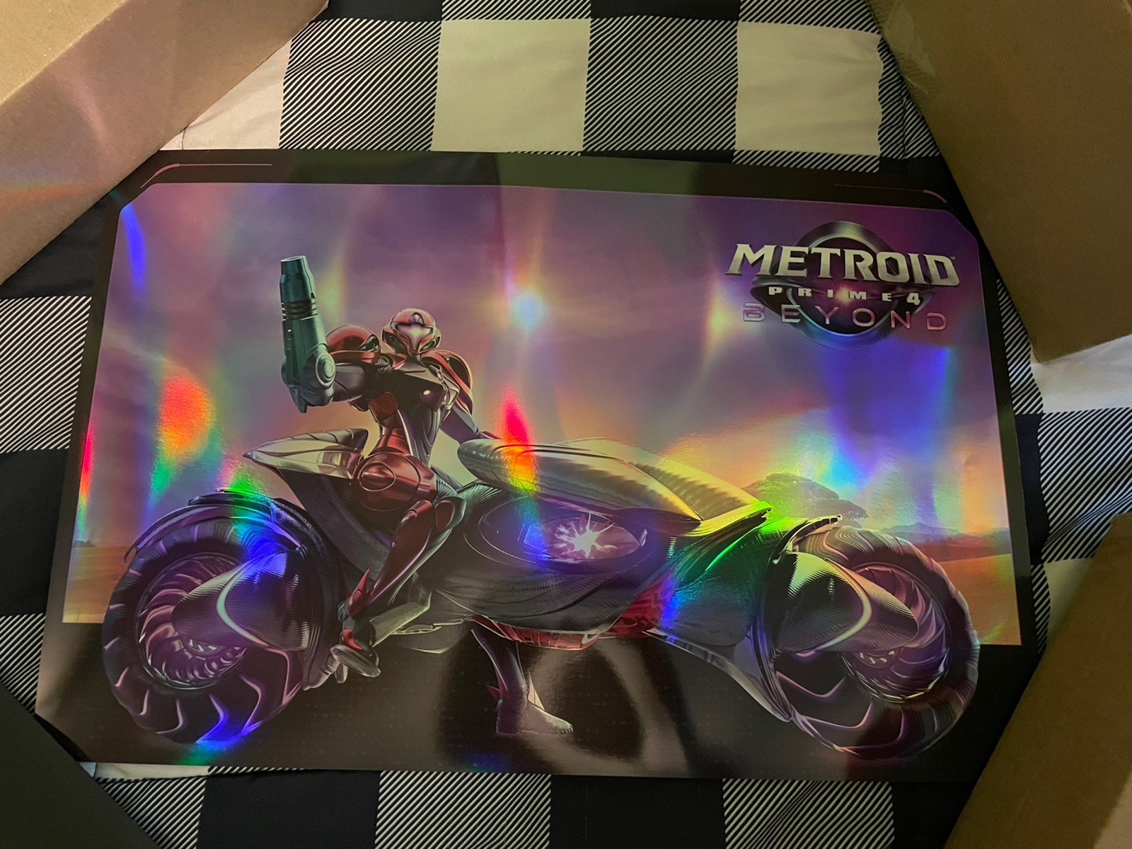 Metroid Prime 4: Beyond Holographic Poster Set (My Nintendo Reward Exclusive)