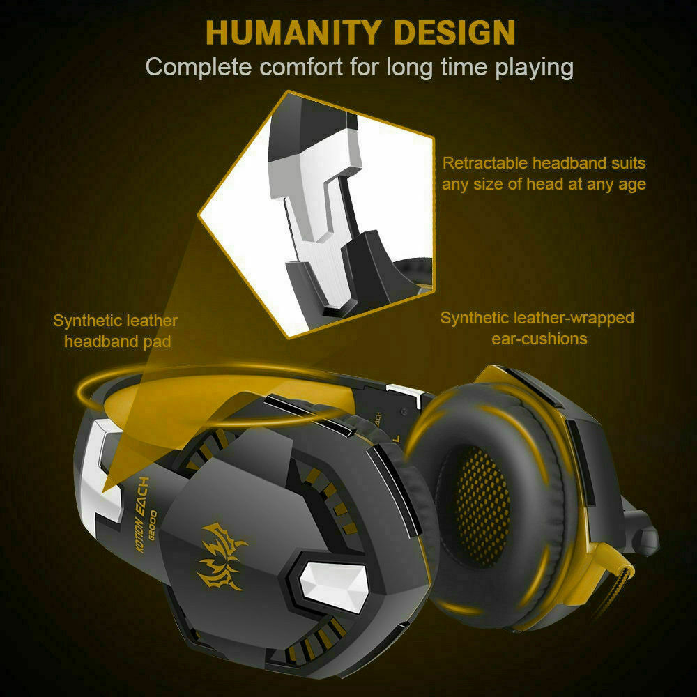 Gaming Gamer Wired 3 Color LED Backlight Keyboard Mouse And Headphones Headset