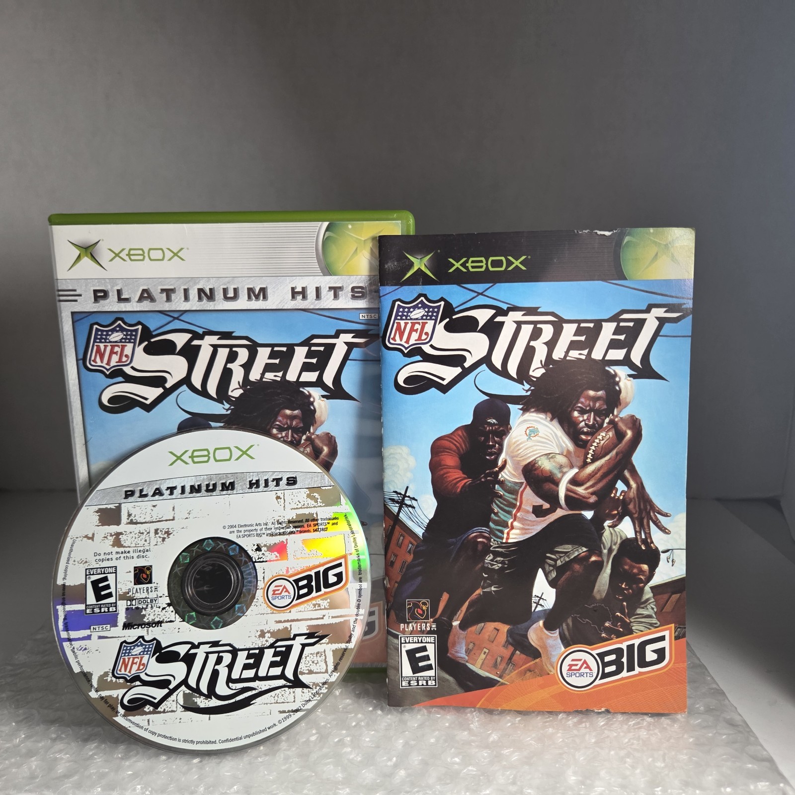 NFL Street Xbox Complete In Box CIB Tested EA Sports Big 2004 Resurfaced Platniu