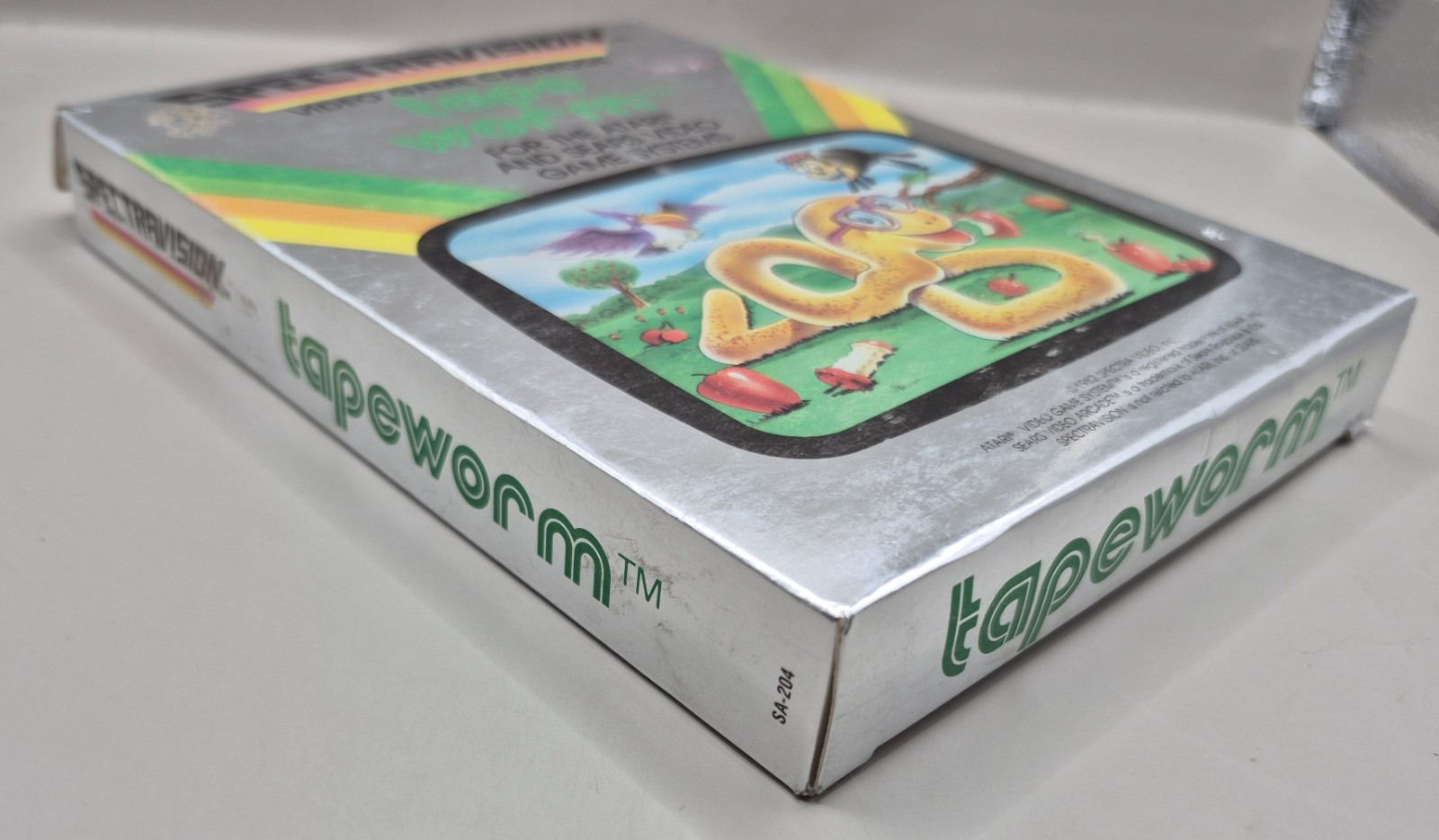 Tapeworm 1982 Atari 2600 Spectravision Complete CIB Box + Game + Manual