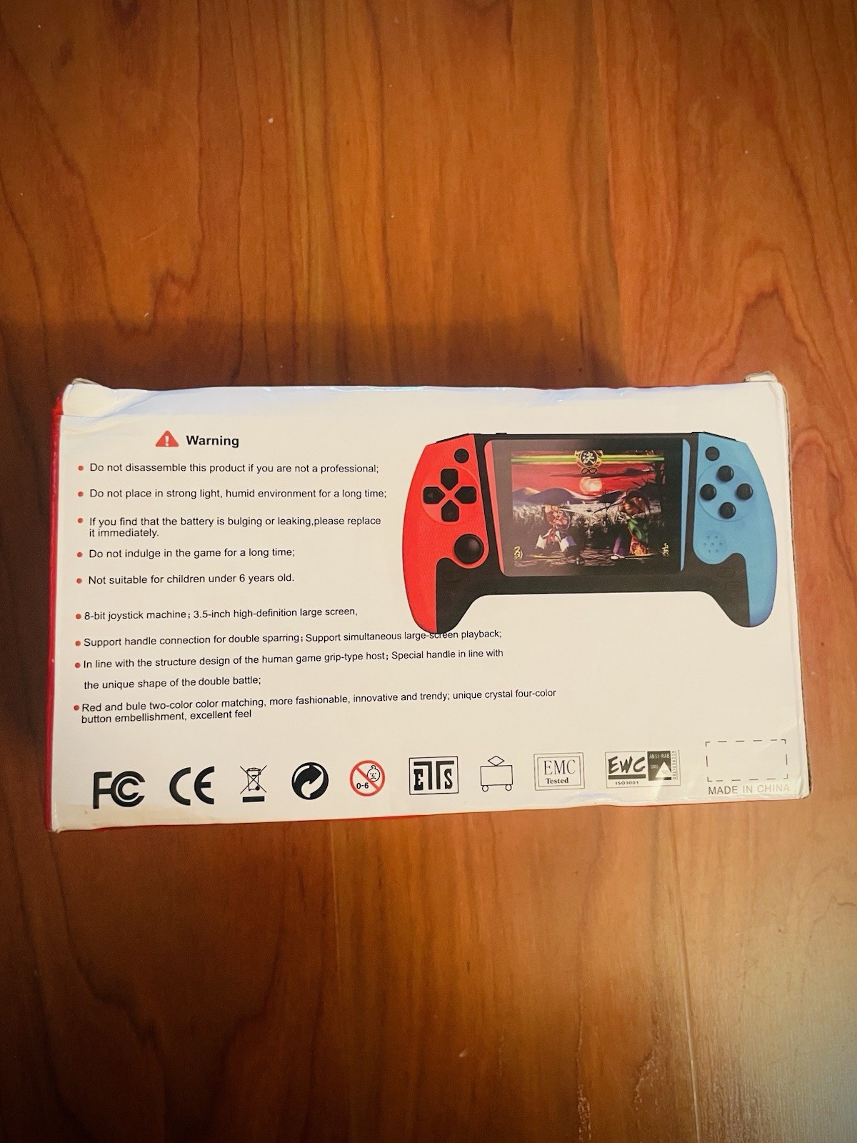 Q21 3.5” Handheld Retro Game Console Portable Gaming System Built-In Games AOH