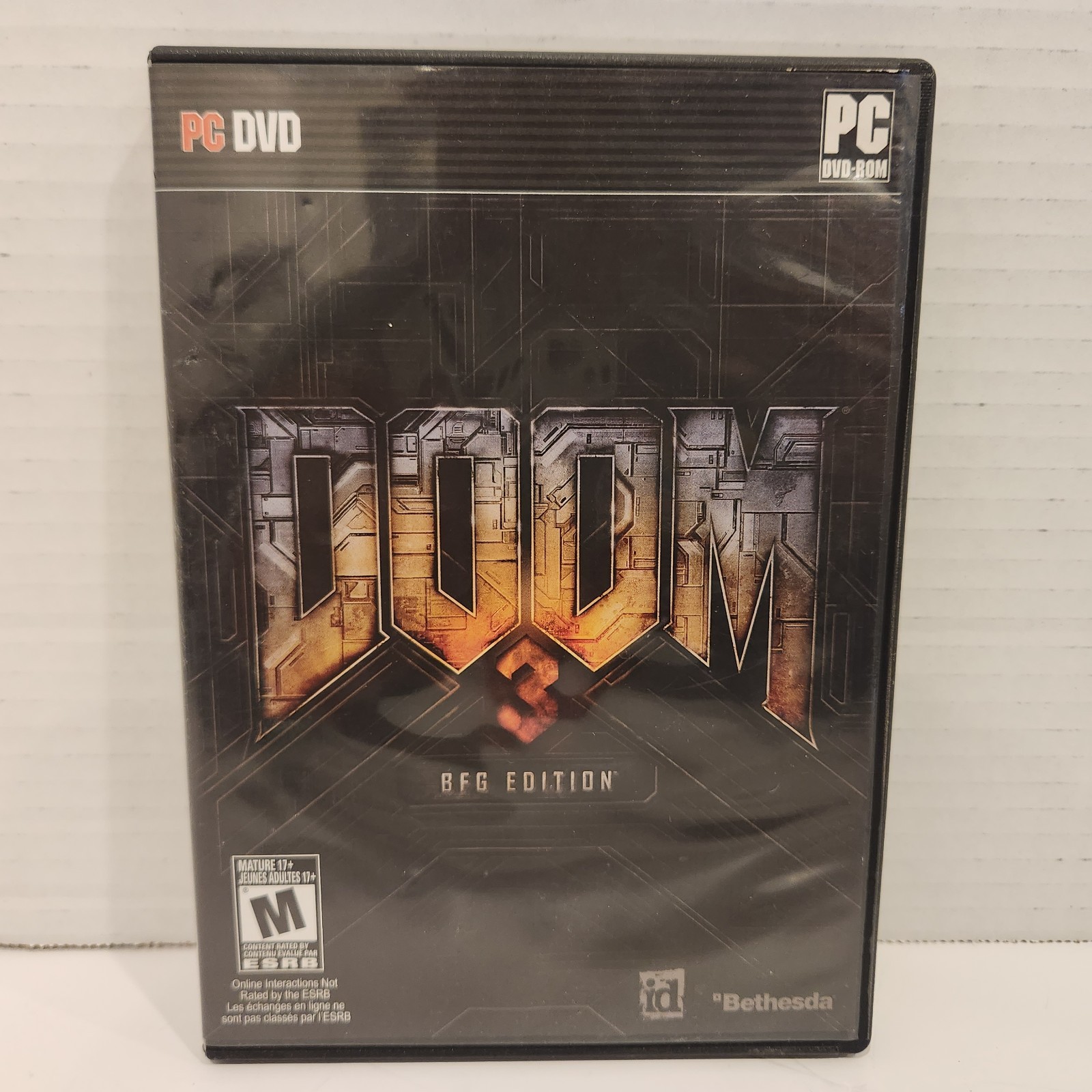 Doom 3: BFG Edition (2012, PC/DVD-ROM, Bethesda) Mature 17+ FREE SHIPPING