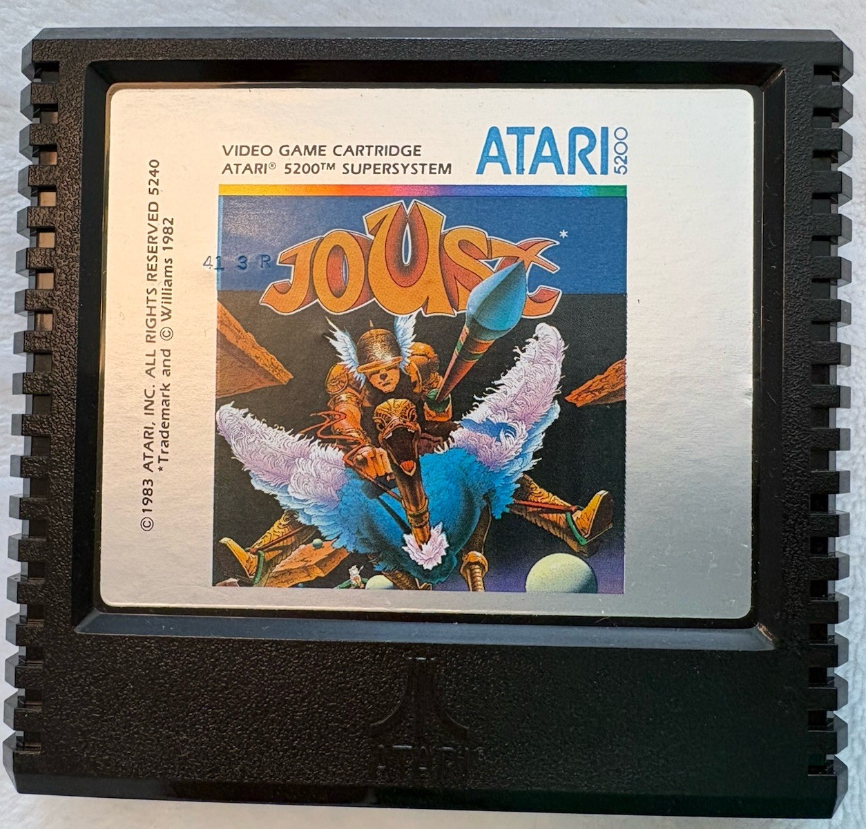 TESTED Joust VGC (Atari 5200, 1983) Game Cartridge – Video