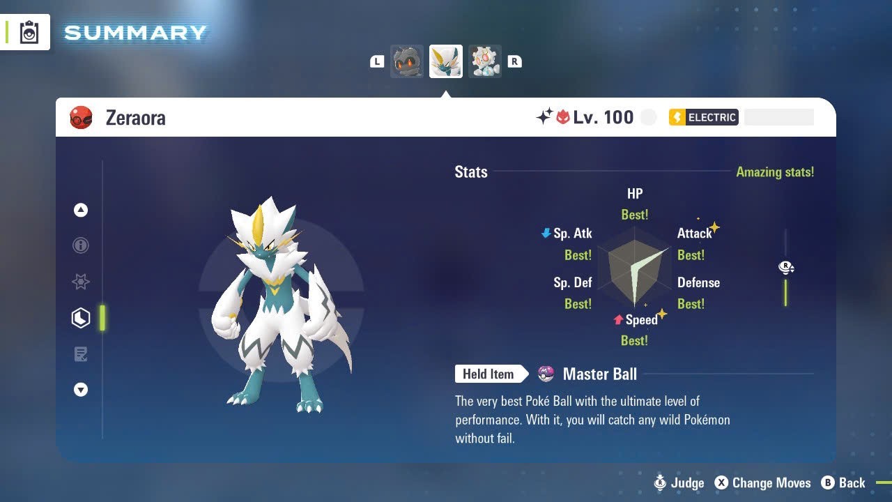 ✨SHINY ALPHA ZERAORA EVENT✨MAX 6IV EV⭐POKEMON HOME⭐POKEMON LEGENDS ZA