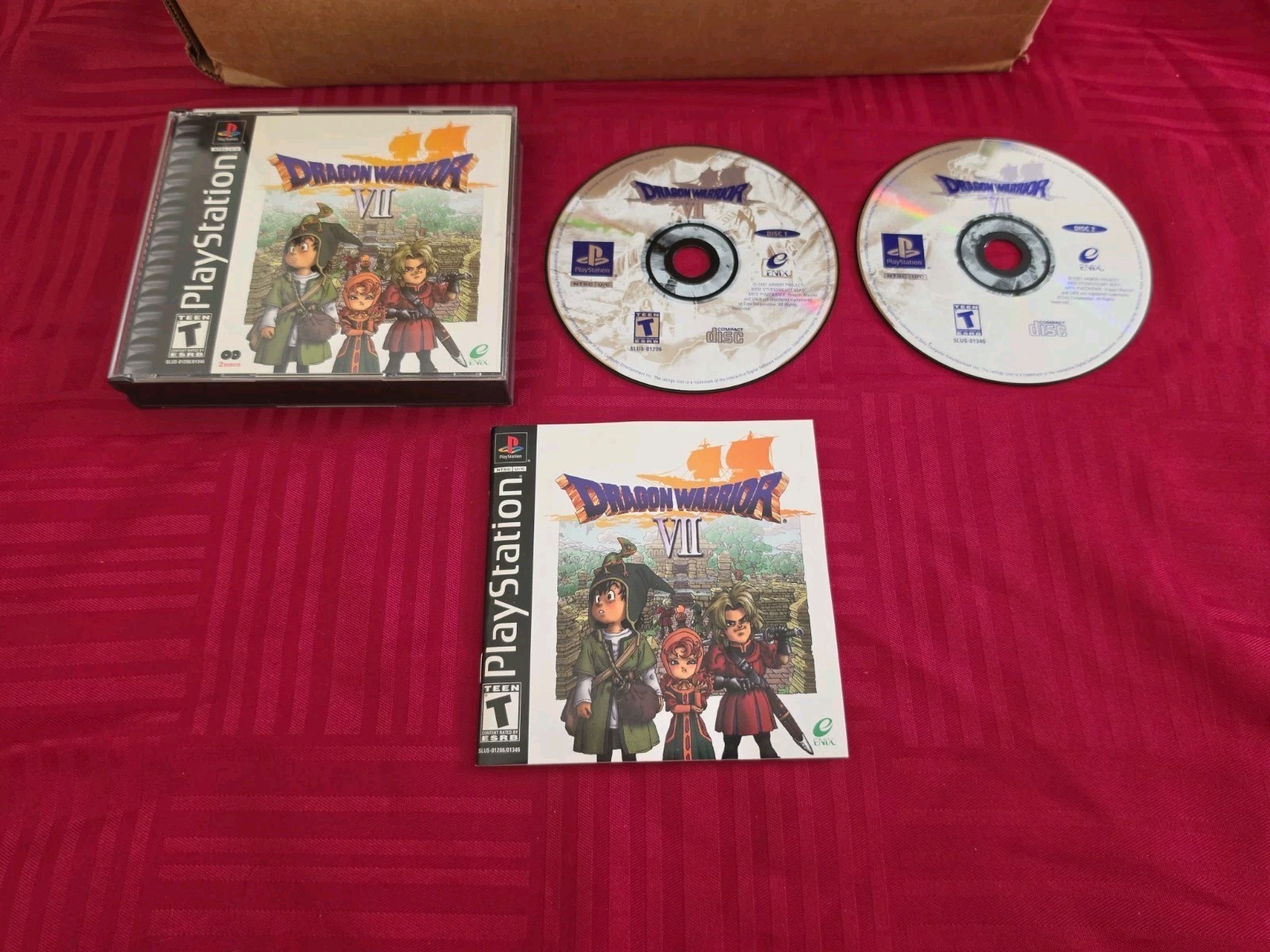 Dragon Warrior VII 7 (Sony Playstation 1 ps1) CIB