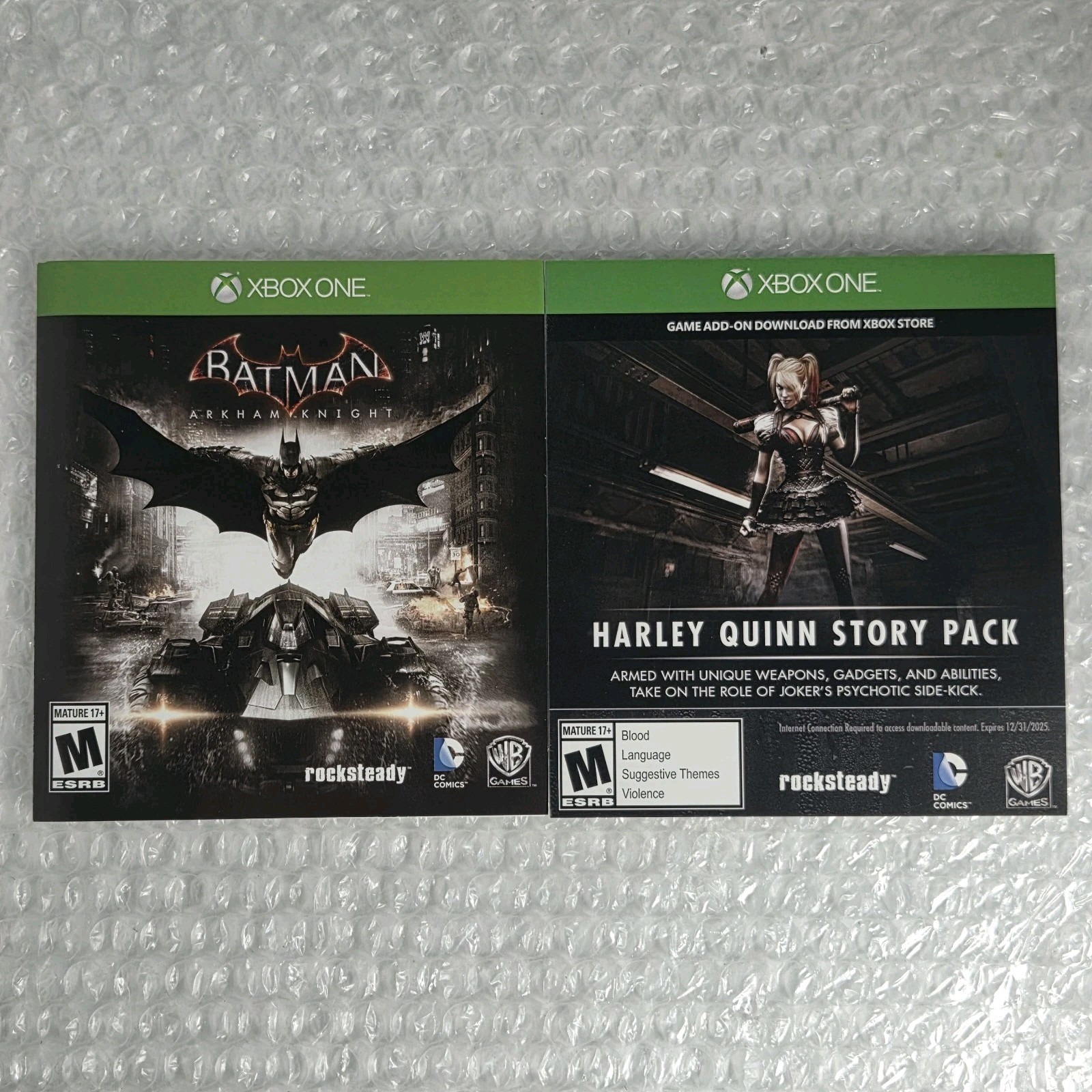 Batman Arkham Knight Xbox 1 One Complete In Box CIB Tested Rocksteady DC Comics