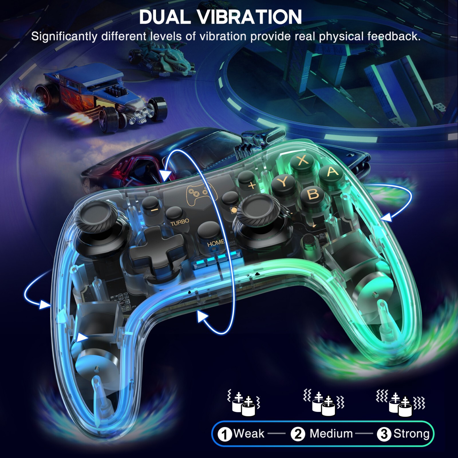 Wireless Pro For Nintendo Switch/Lite/OLED,Windows PC,iOS,Android Controller NEW