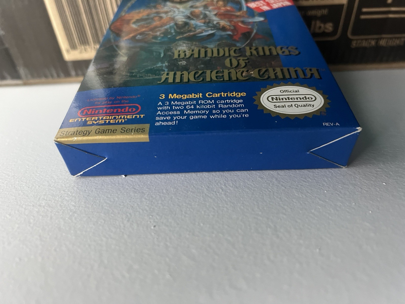 Bandit Kings of Ancient China Box Manual Map In 1991 Nintendo NES Poster Bag