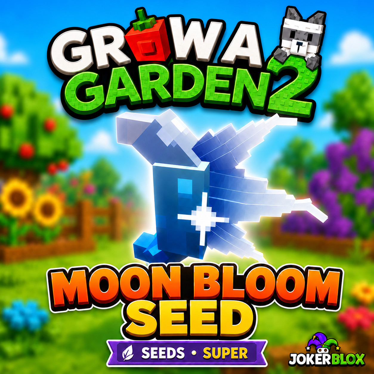 🪴Grow a Garden 2 | Moon Bloom Seed | GAG2 Fast & Cheap