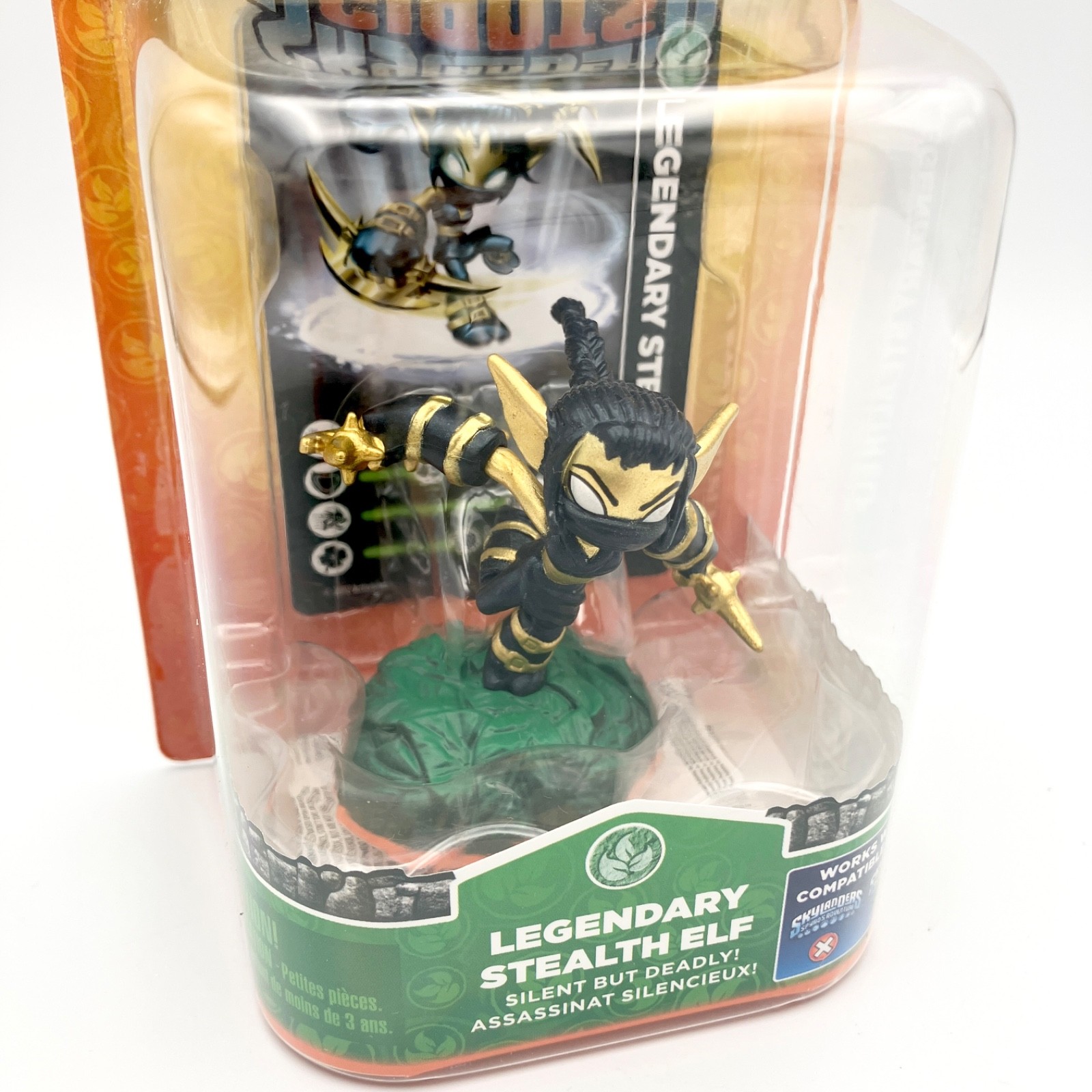 Skylanders Giants Legendary Stealth Elf Figure Toys R Us Exclusive NEW SEALED