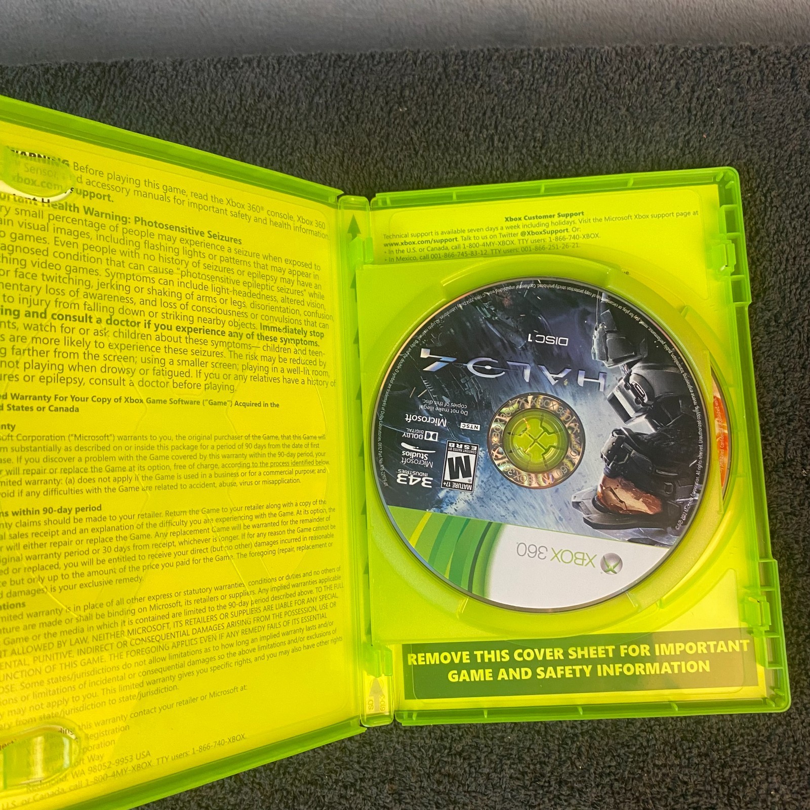 Halo 4 Xbox 360 Complete 2 Disc Set Microsoft 343 Industries Tested