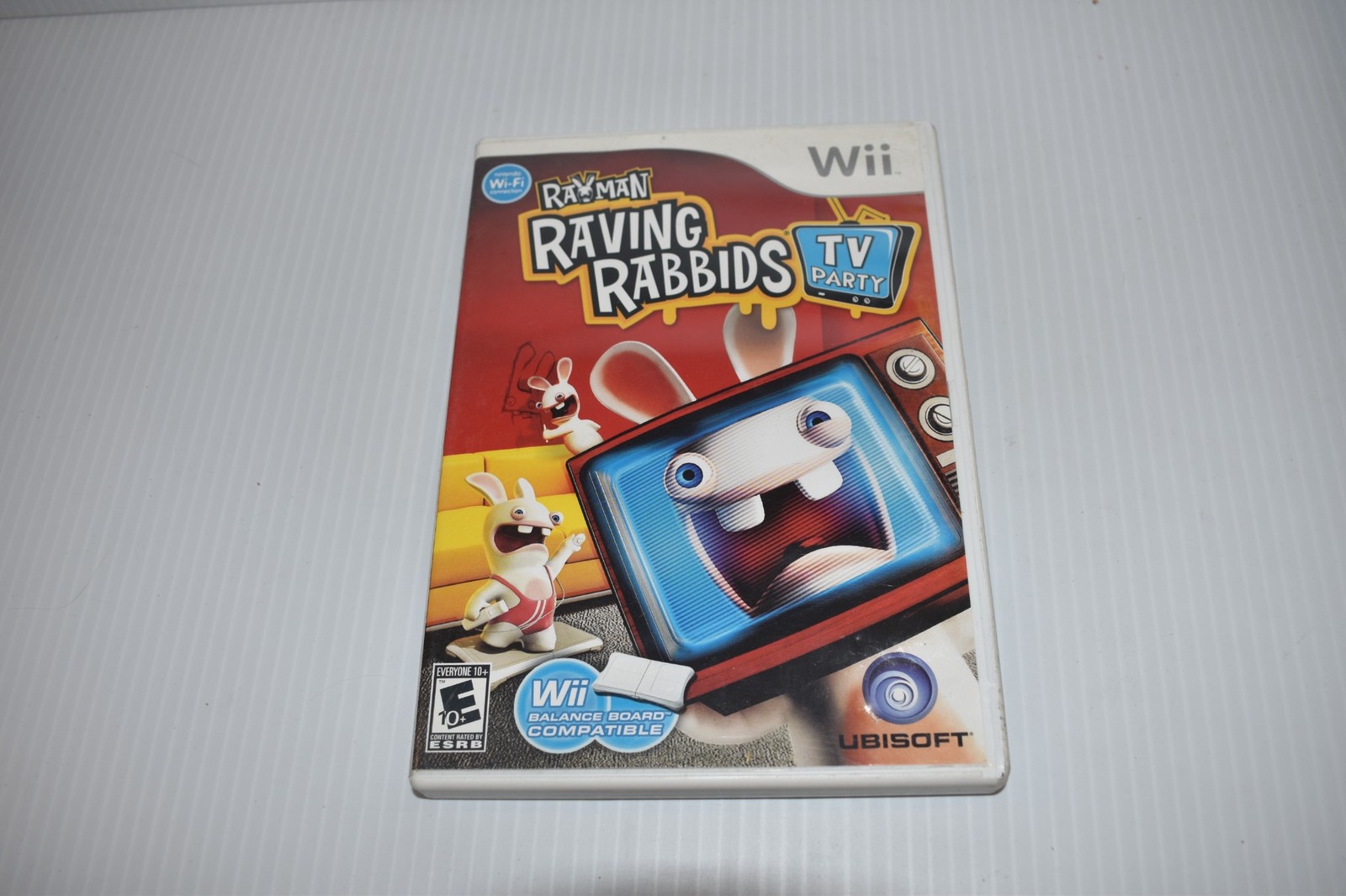 RAYMAN RAVING RABBIDS TV PARTY NINTENDO Wii VIDEO GAME (BFR64)