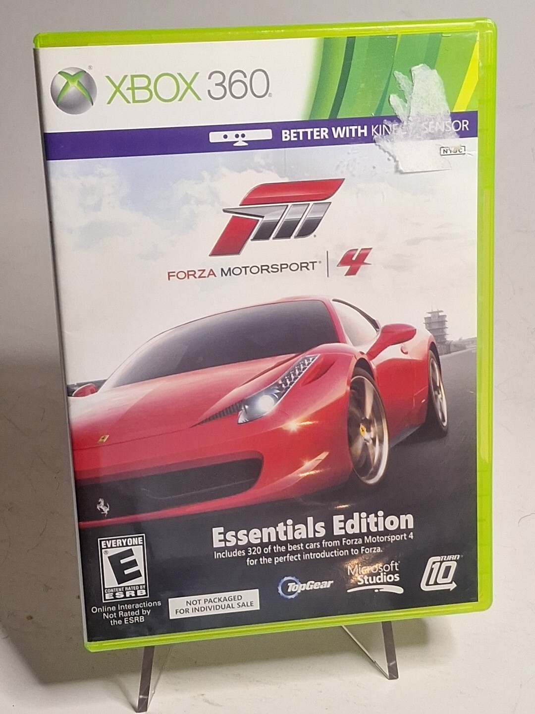 Forza Motorsport 4 Essentials Edition Xbox 360- Microsoft – Disc, Case & Insert