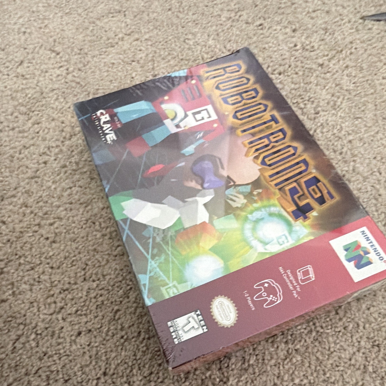 Crave Entertainment Robotron 64 Nintendo 64 N64 Video Game T-Teen Rating
