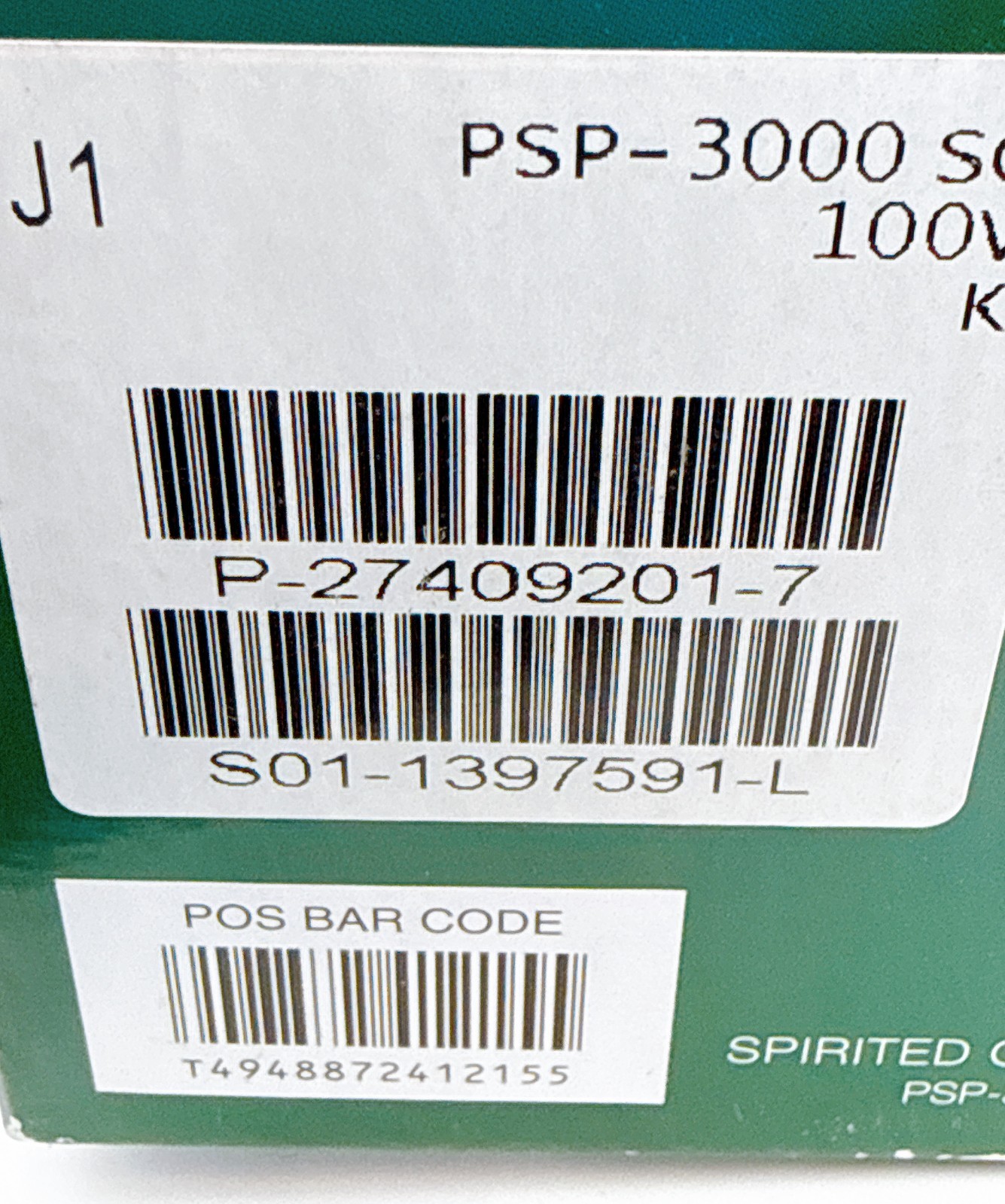 Sony PSP-3000 Console Spirited Green Rare Color in Box Region free – Very Good