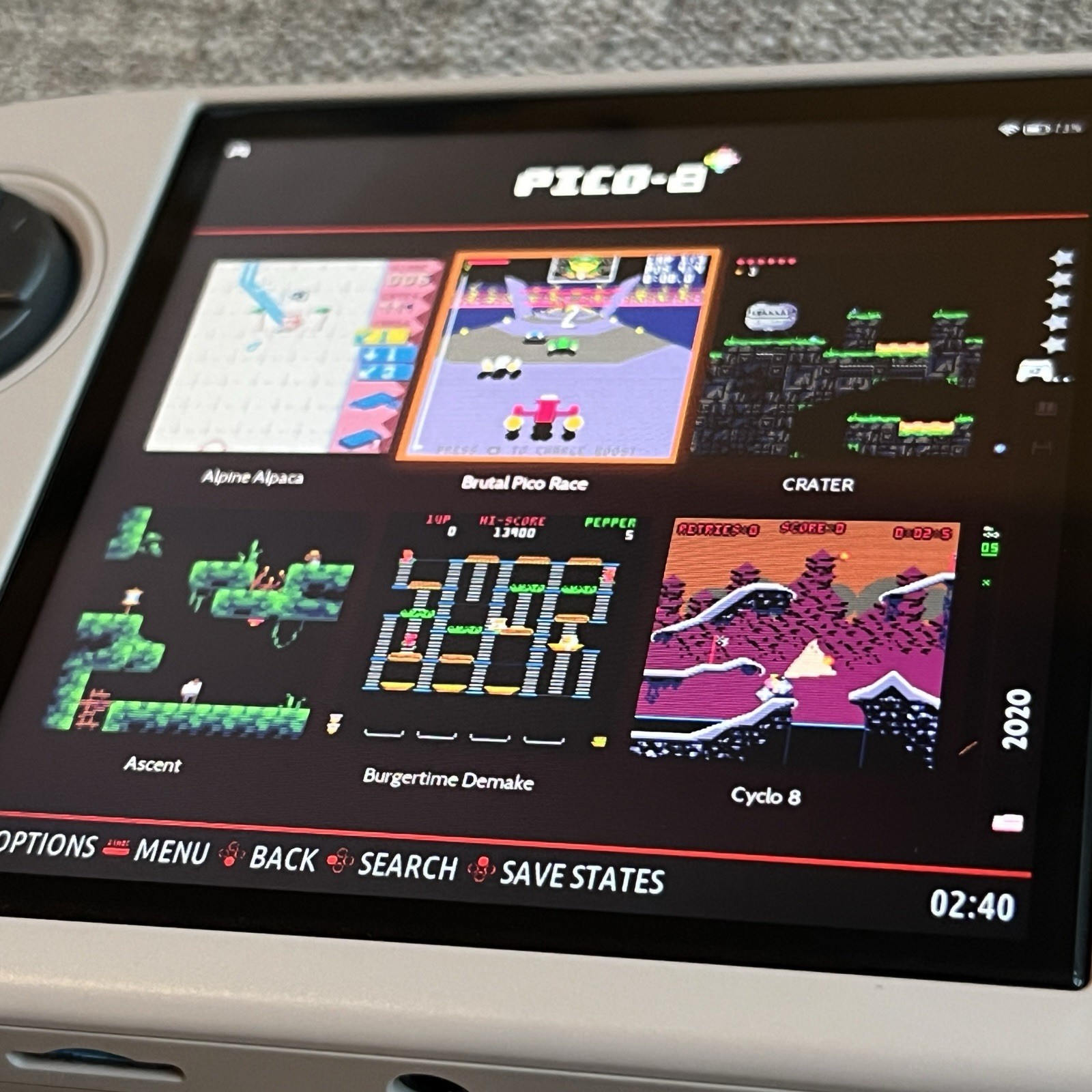 Anbernic RG CubeXX Gray – Handheld Game Console 3.95″ 64GB – Mint – US SELLER!
