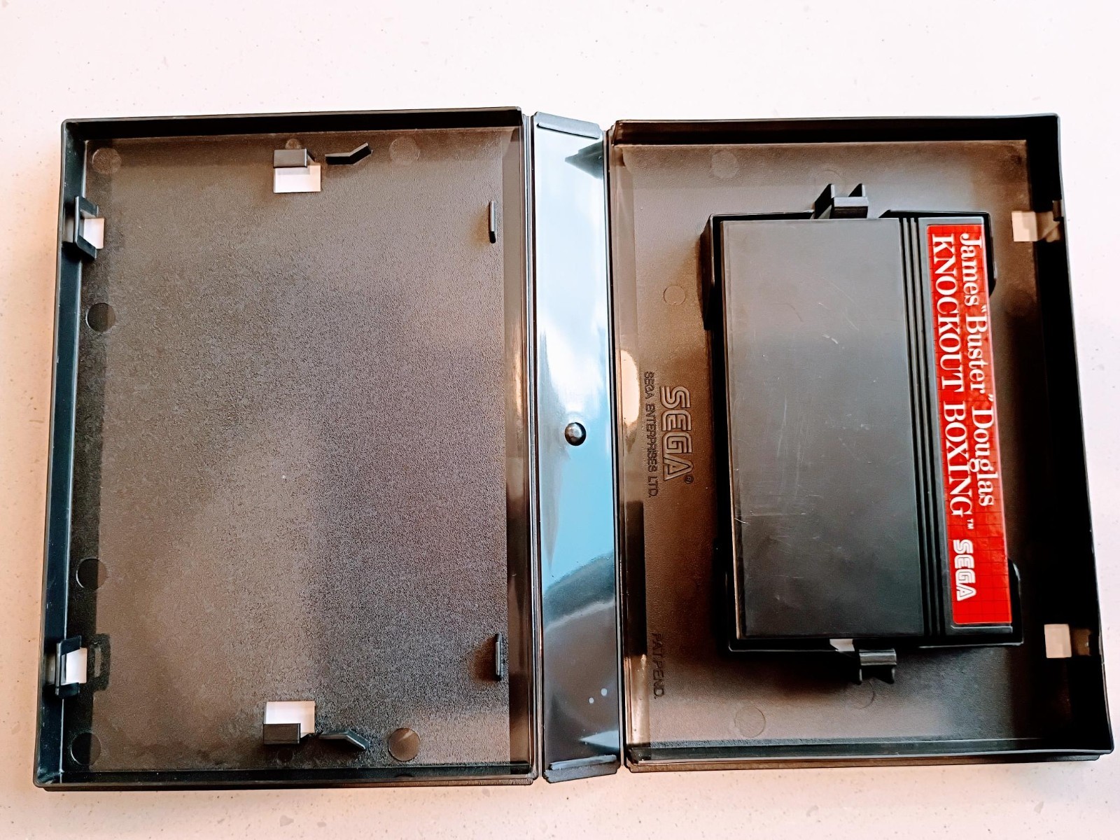 James “Buster” Douglas Knockout Boxing (Sega Master System) Box and Cartridge