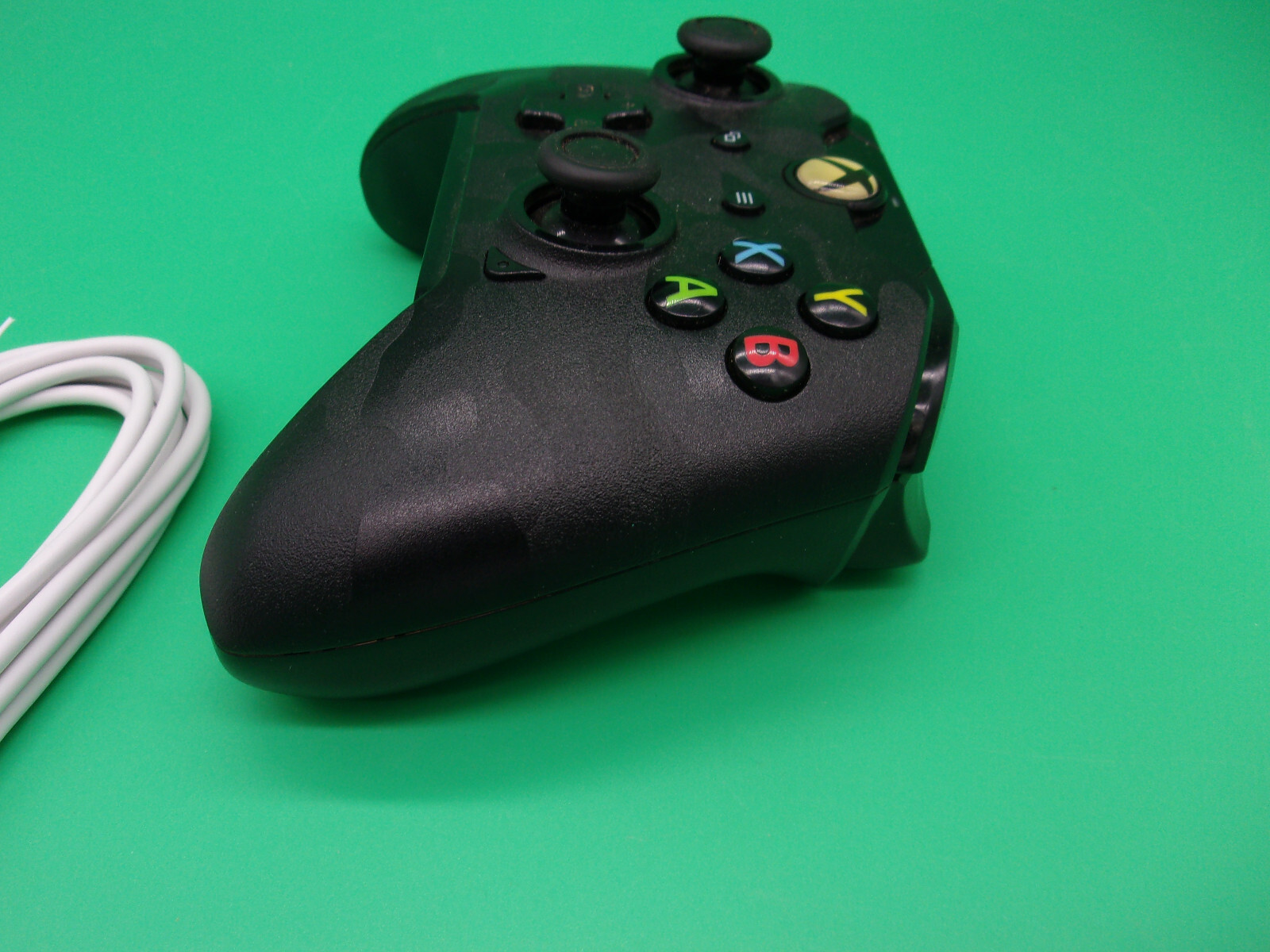 PDP Wired Controller For XBOX ONE & PC Black Stealth Camo 048-065 tested