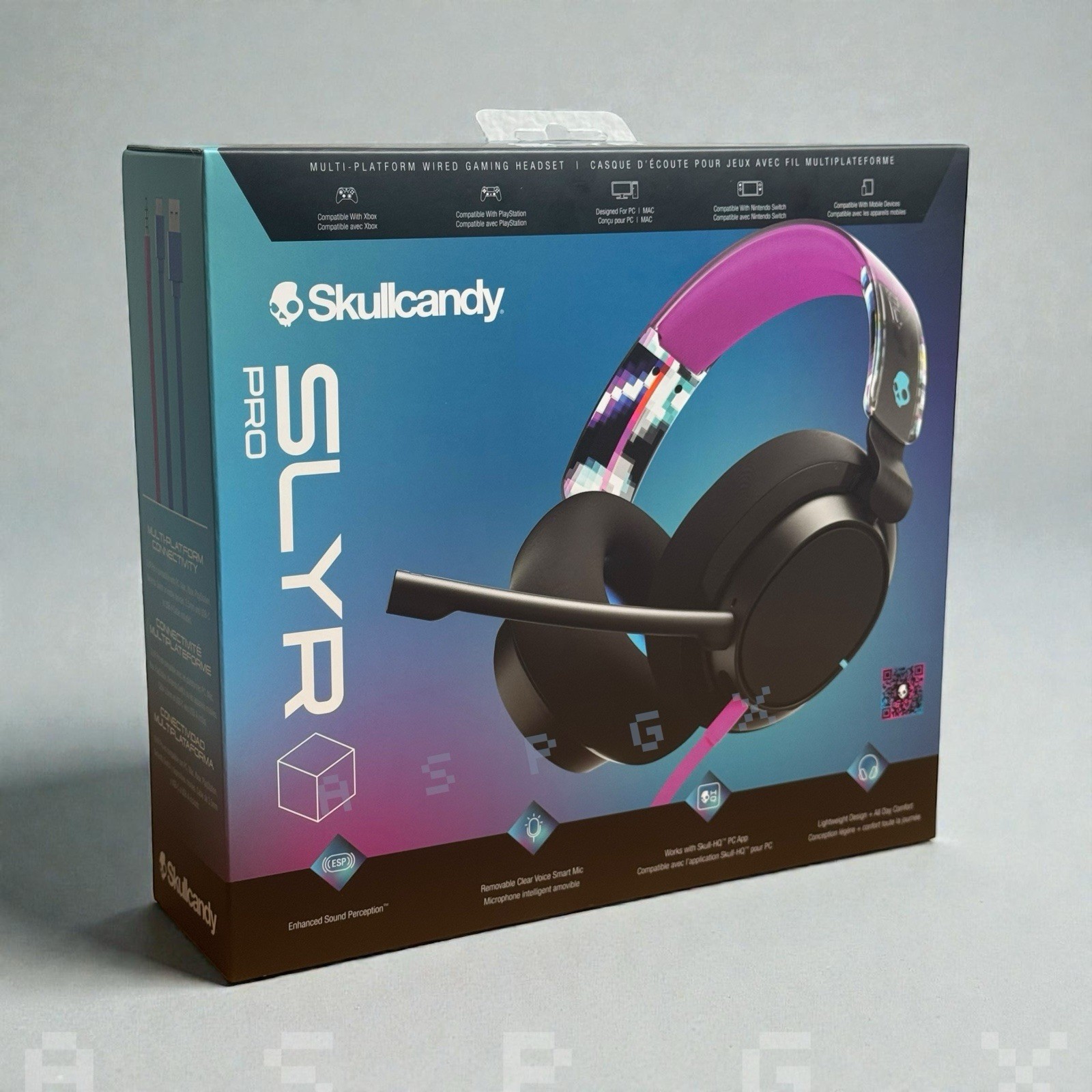 SKULLCANDY SLYR Pro Wired Gaming Headset for PC & Compatible w/ Xbox PS + Switch